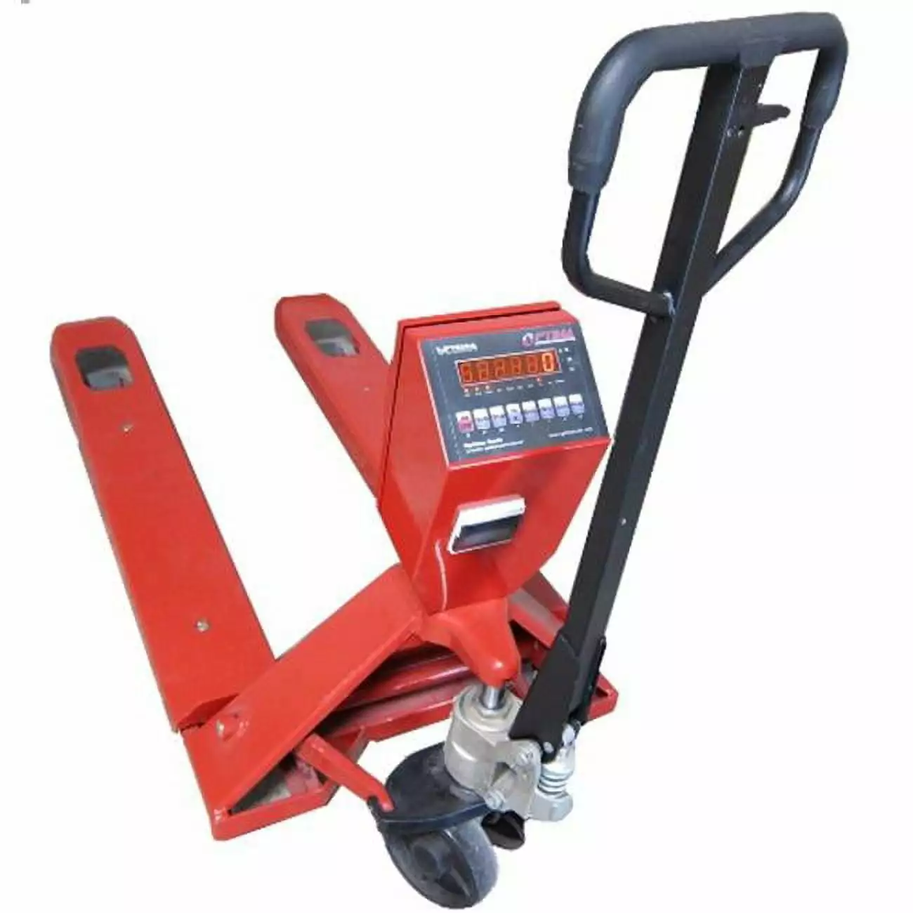 Vestil Stainless Steel Pallet Truck & Scale - 27.5 x 46 in. - 4000 lbs