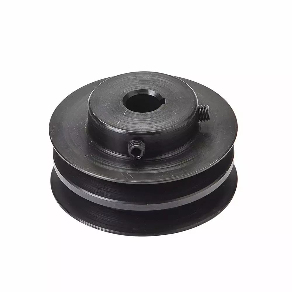 Cast Iron 3.15 Single 1 Groove Belt B Section 5L Pulley with 1-1/8 Sheave Bushing