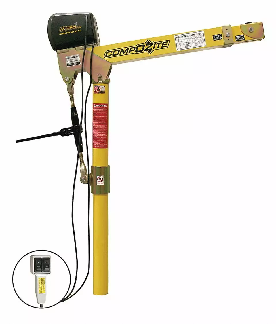 Jet 2 Ton Electric Hoist 10In Lift