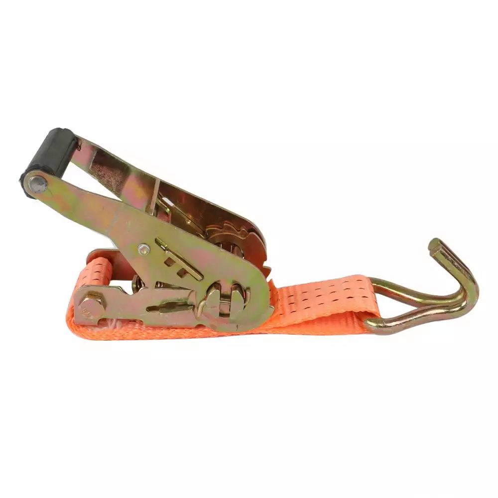 PET-U 20-Set 1.5 x 15' (38mm*4.5m) Ratchet Straps J Hooks Heavy Duty Cargo Tie Downs