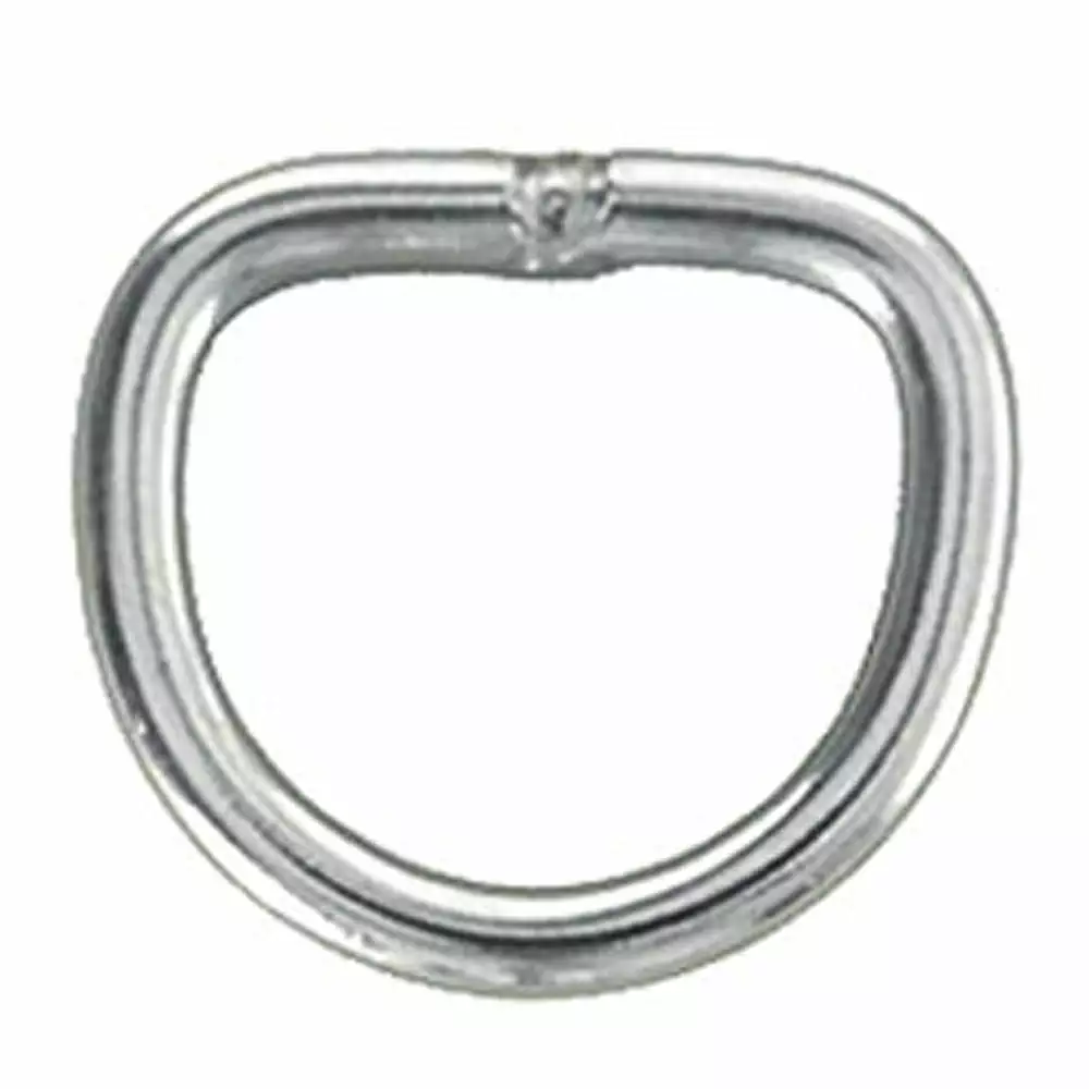 Pack Of 100 Hilason 1/2 Inch X 5Mm Stainless Steel Welded Wire Dee Ring