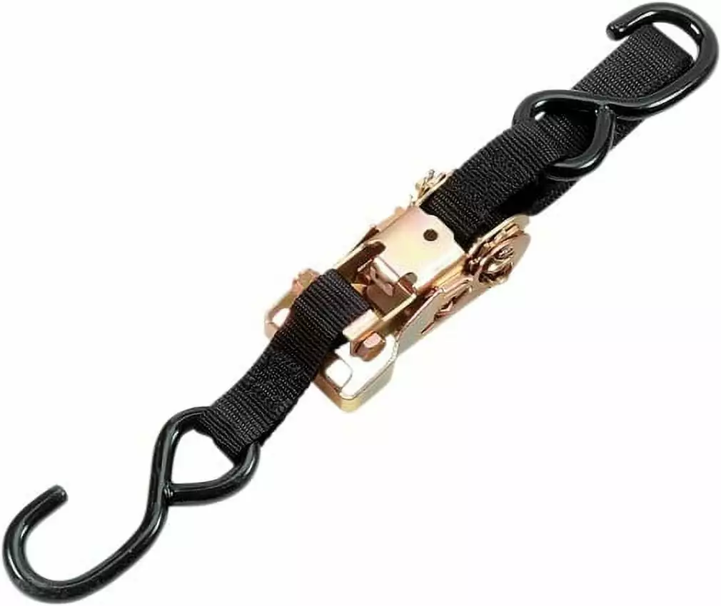 Parts Unlimited 1.5 Heavy-Duty Ratcheting Tie Downs Black (3920-0080)