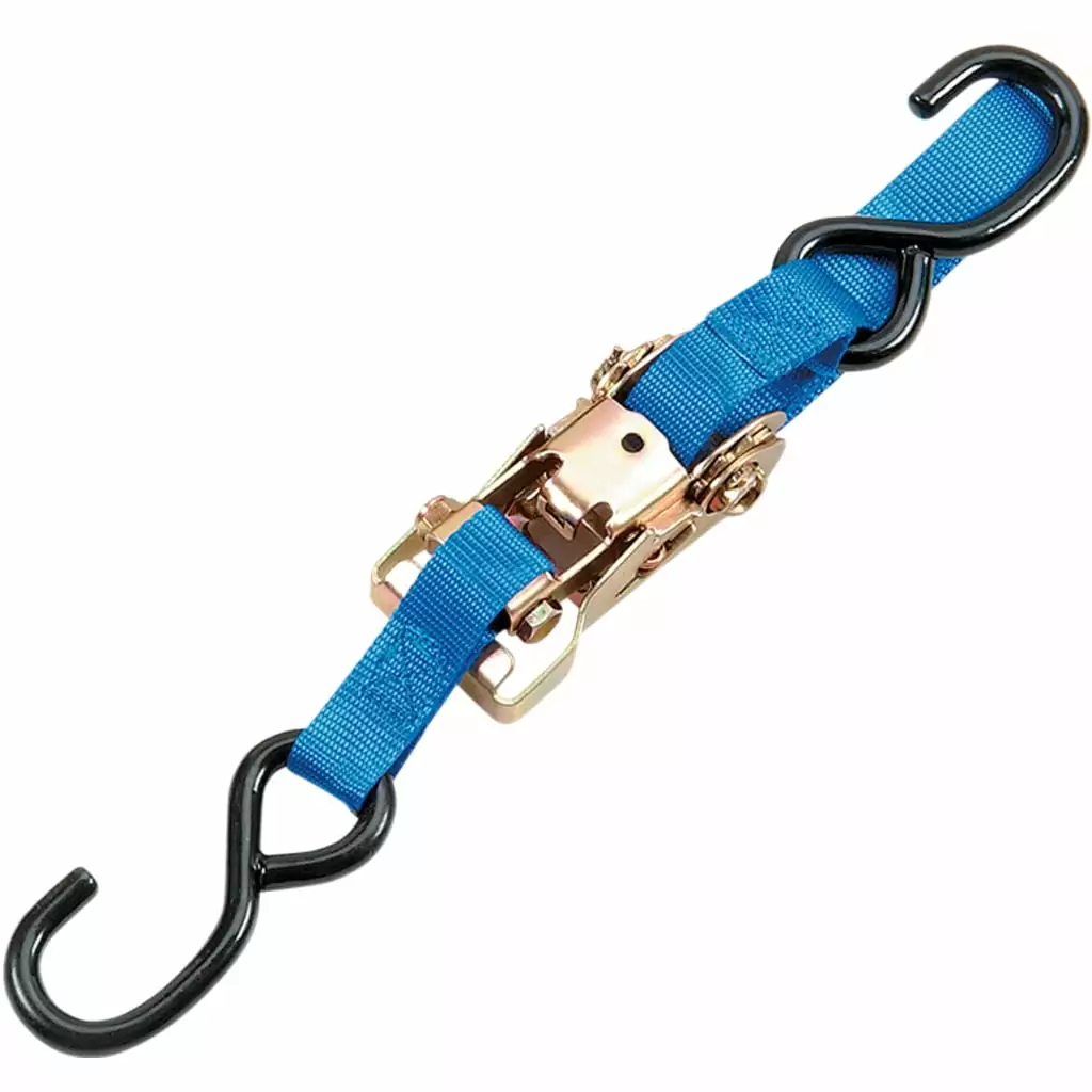 Parts Unlimited 1.5 Heavy-Duty Ratcheting Tie Downs Blue (3920-0082)