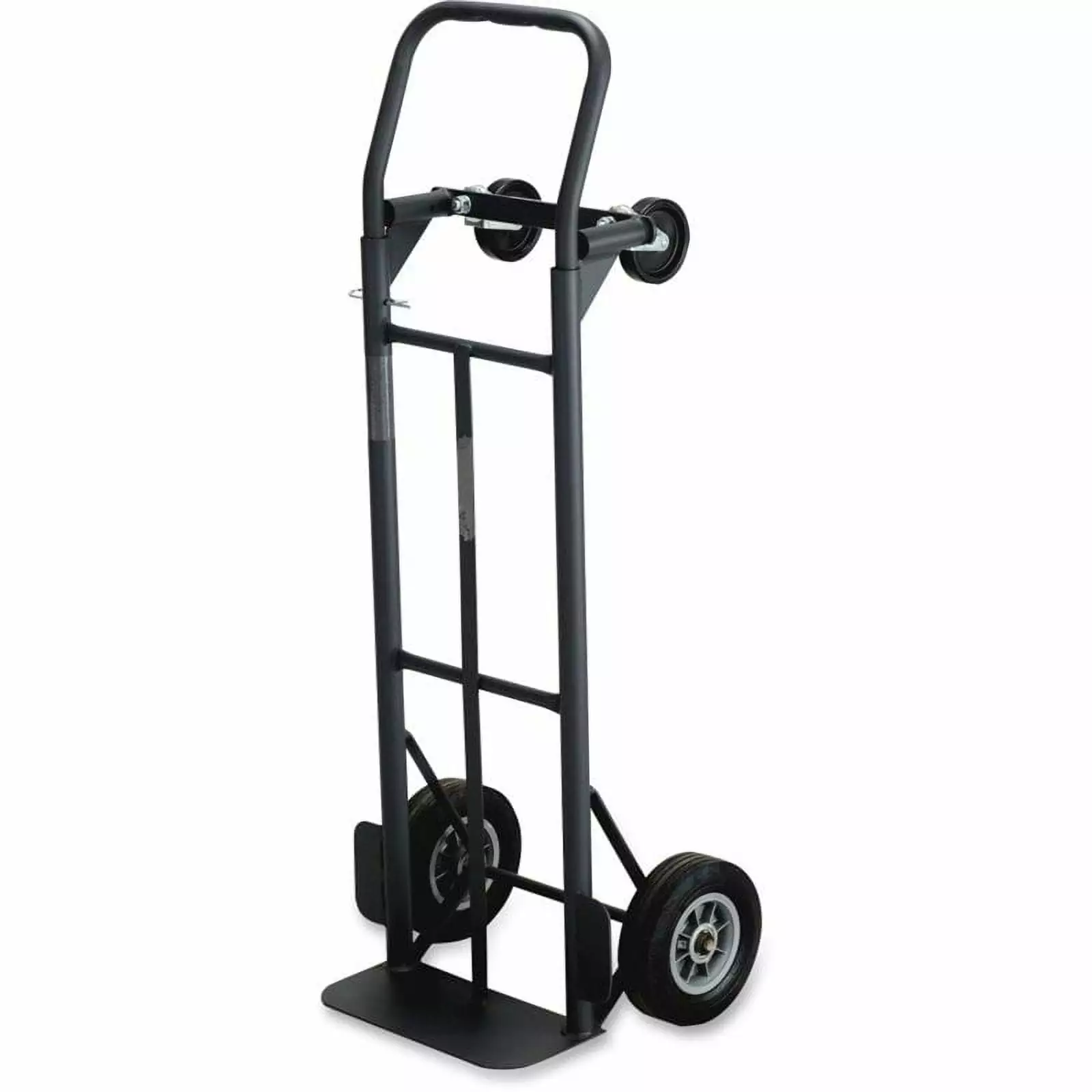 Pemberly Row Convertible Heavy-Duty Platform Hand Truck - Black