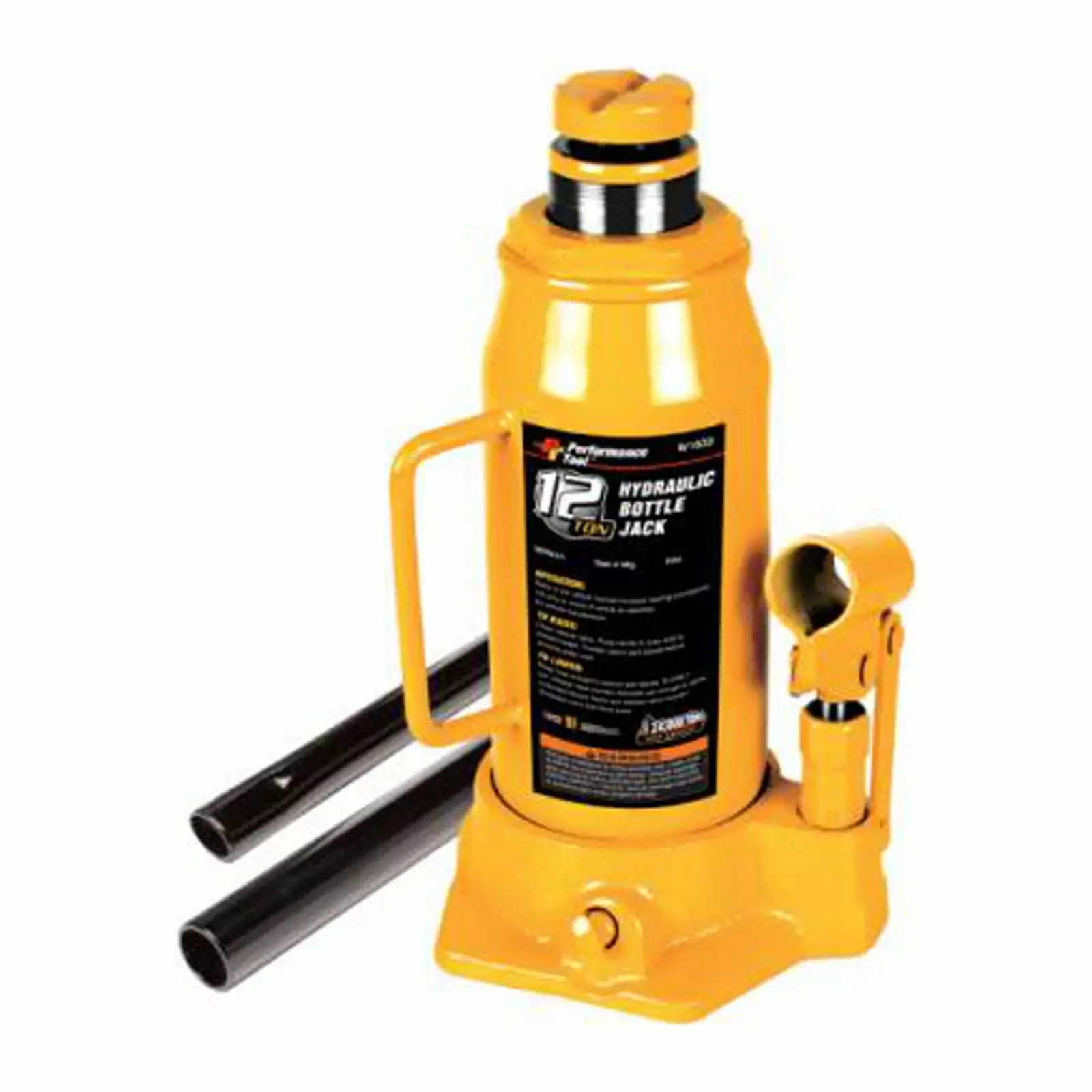 Performance Tool W1632 Hydraulic Bottle Jack. 12-Ton - Quantity 4