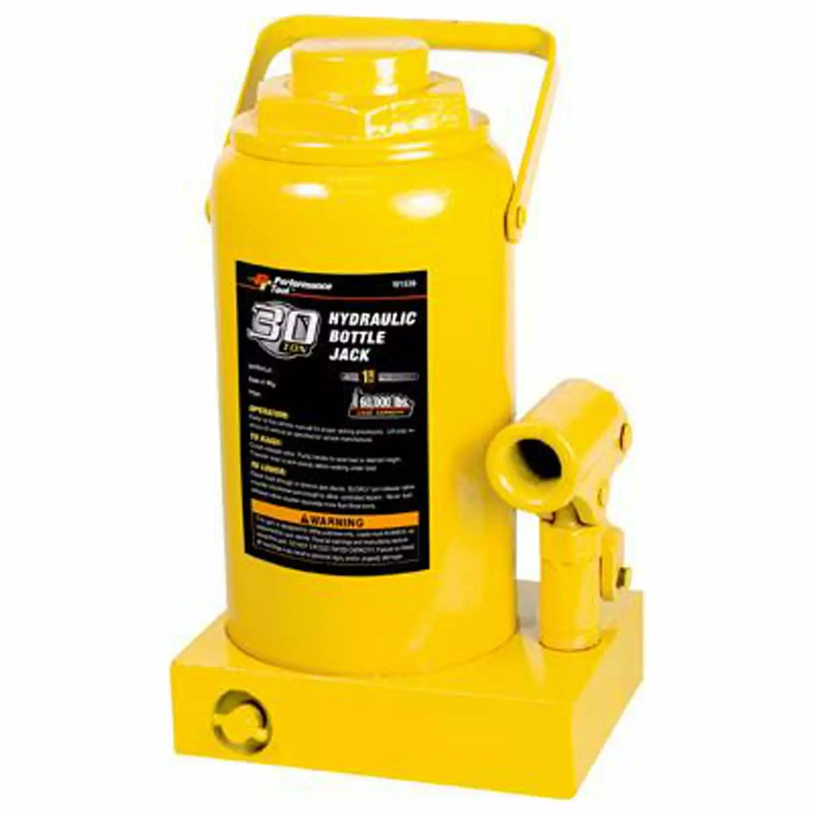 Performance Tool W1636 Hydraulic Bottle Jack. 30-Ton - Quantity 2