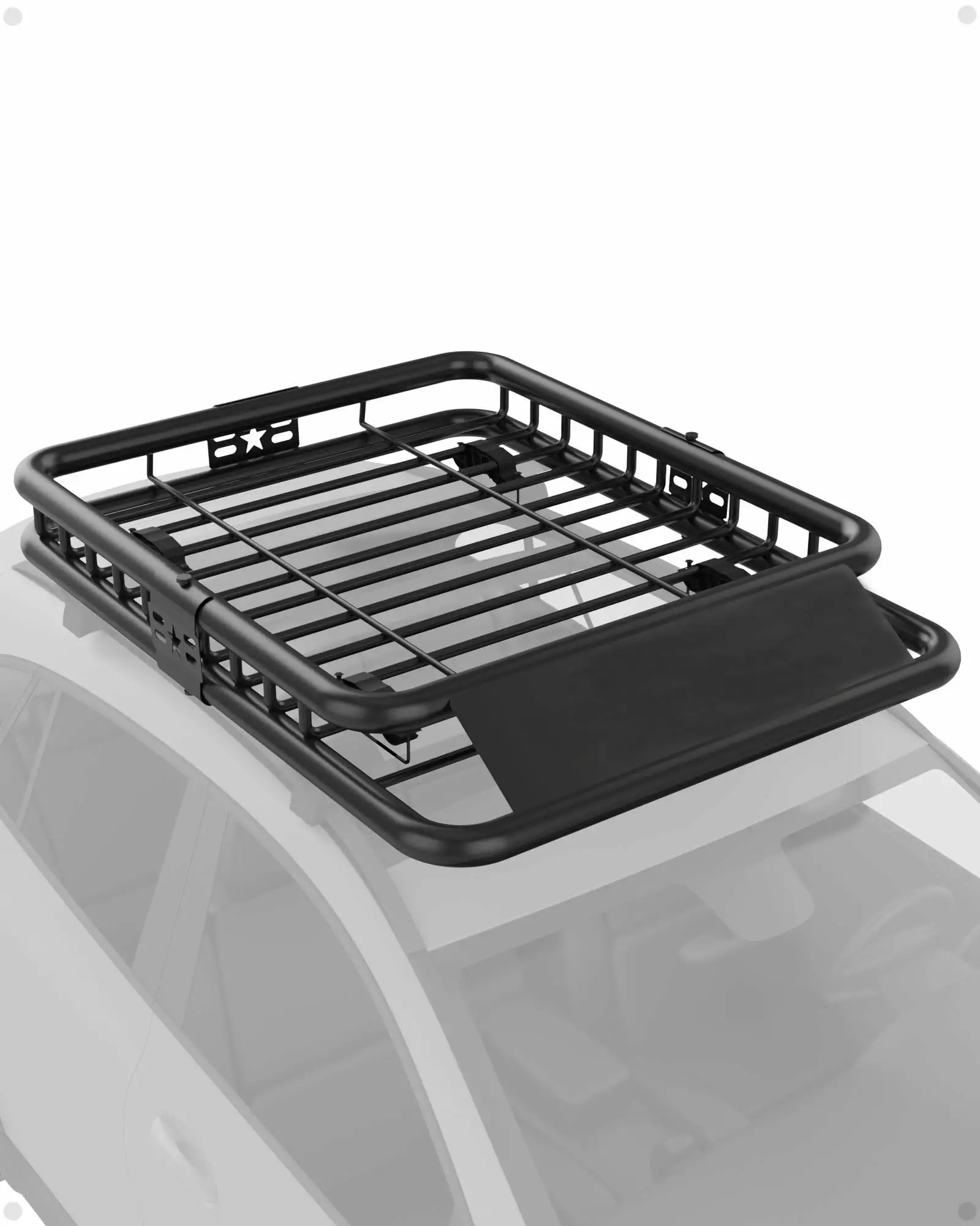 Pinypikaka Roof Rack Cargo Basket. Rooftop Cargo Carrier Basket. 200 lbs Heavy-Duty Universal Car Top Luggage Holder Basket for SUV Truck Car Vehicle