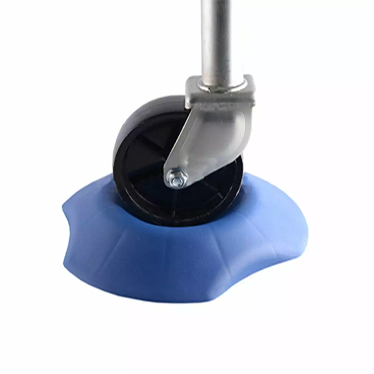 Portable Wheel Chocks PP Plastic Wedges Stoppers for Trailer RV (Blue)