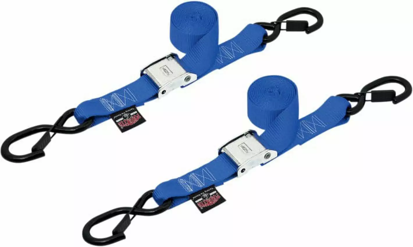 Powertye 1.5 Cam Buckle w/Safety Latch Hooks Blue (28623-S)