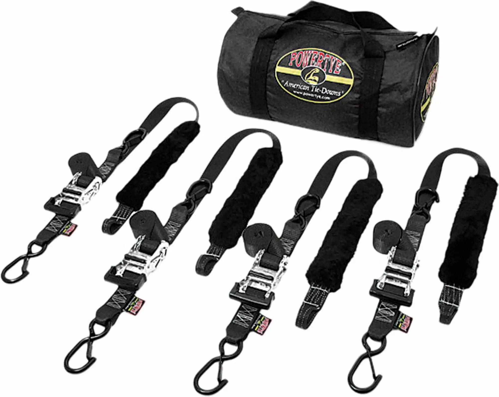 Powertye TRAILERKIT-82 Fat Strap Trailer Kit - Black