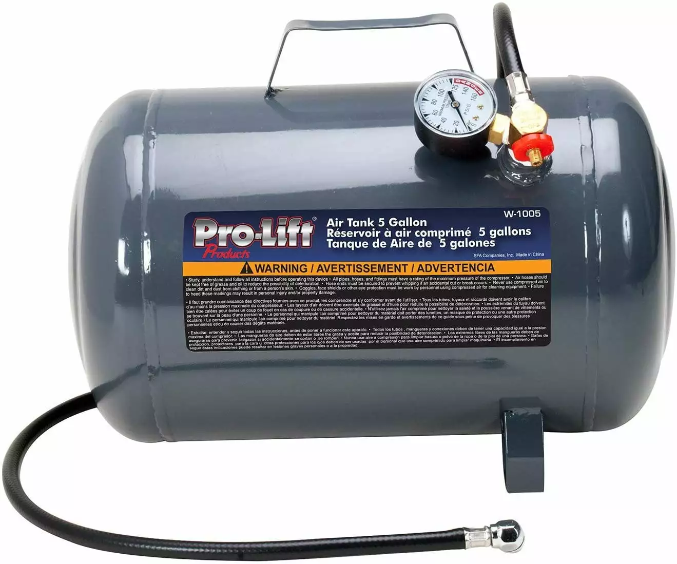 Pro-LifT W-1005 Grey Air Tank - 5 Gallon Capacity