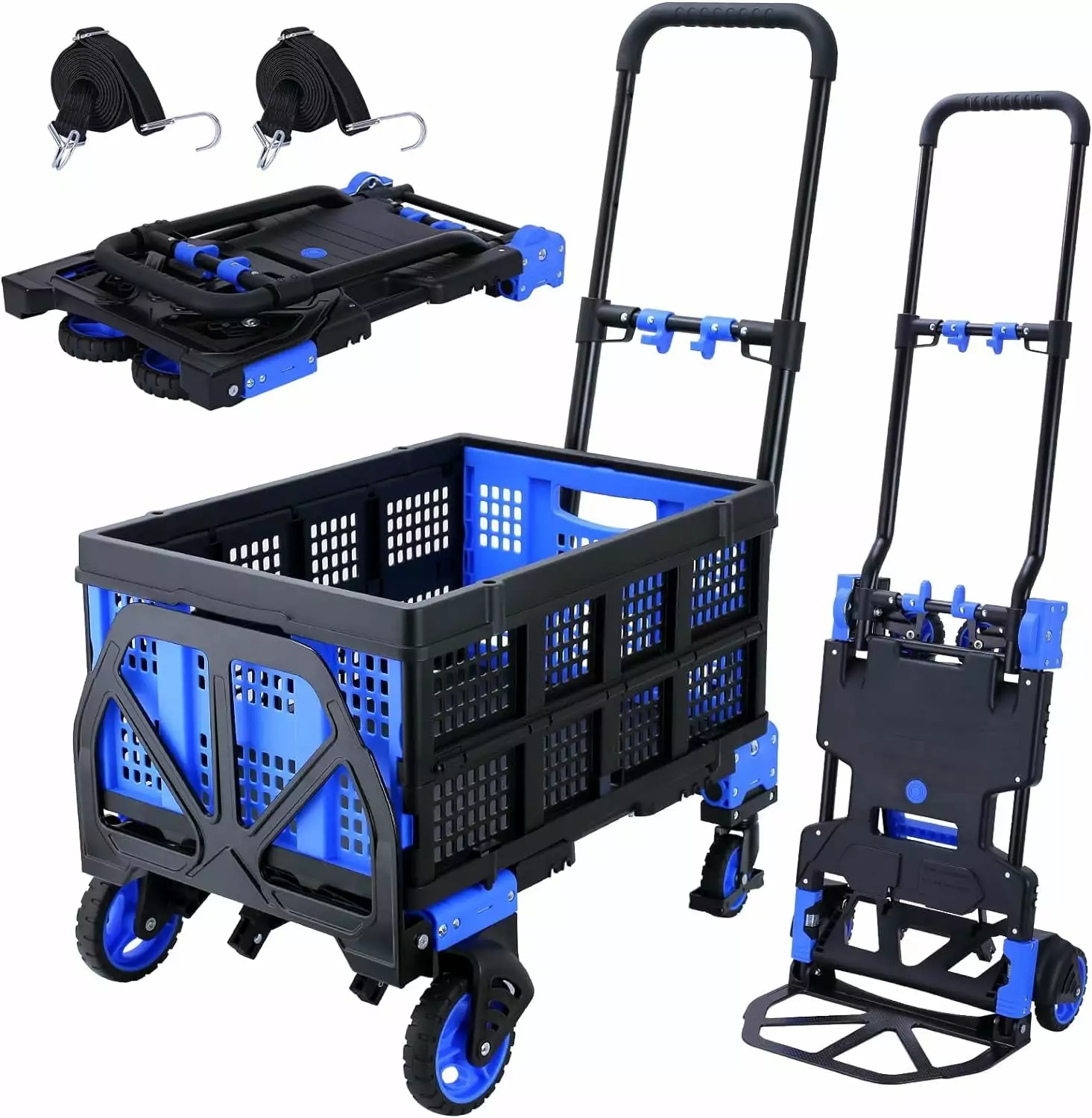 UBesGoo Stair Climbing Truck Hand Folding Sack Trolley. for Garage/Workshop Moving up to 440 Pounds