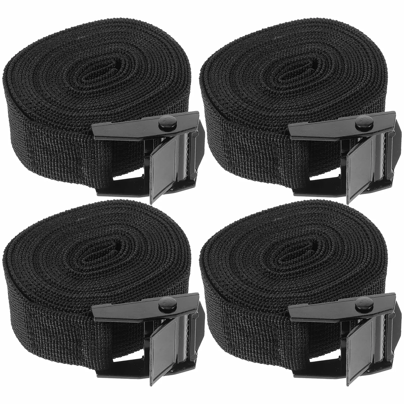 Qumonin 4Pcs Kayak Straps Tie Downs Heavy Duty Lashing Straps Roof Rack Straps Luggage Straps