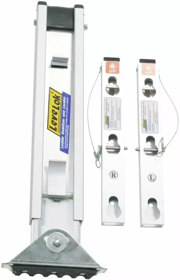 RUIAN PK70-1 Ladder Leveler with 2-Base Unit Attachments