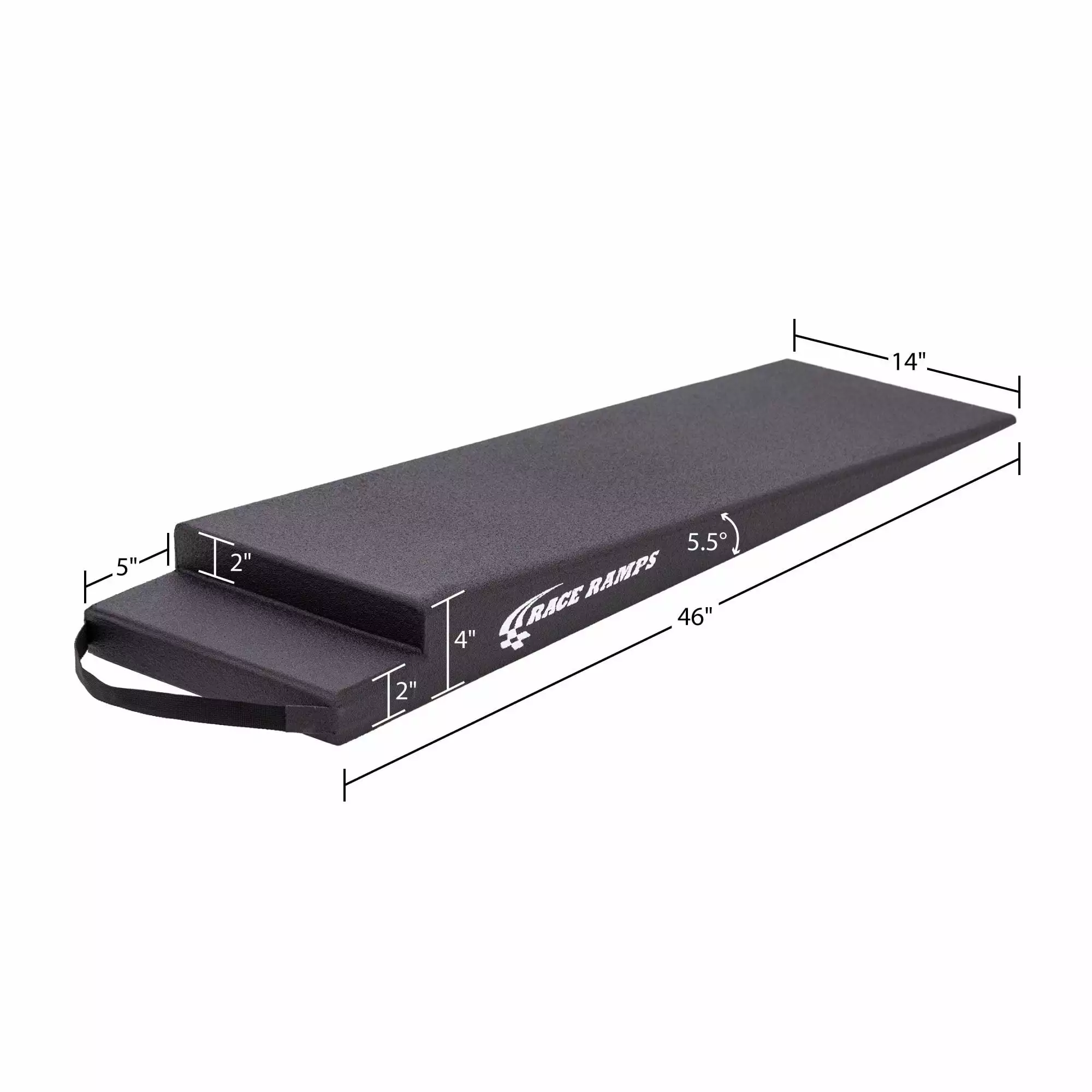 Race Ramps RR-TR-4 4in H Trailer Ramps - 5.5 Degree Approach Angle (Set of Two)