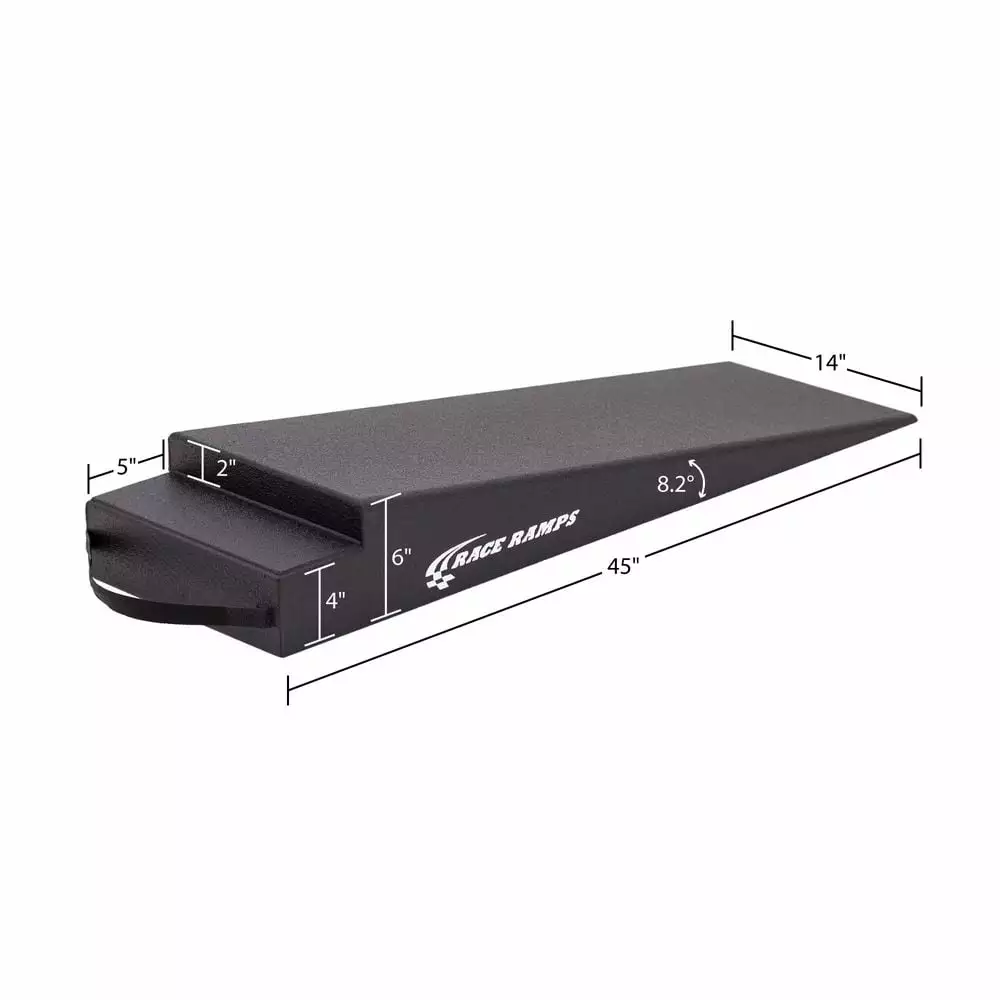 Race Ramps RR-TR-6 6in H Trailer Ramps - 8.2 Degree Approach Angle (Set of Two)