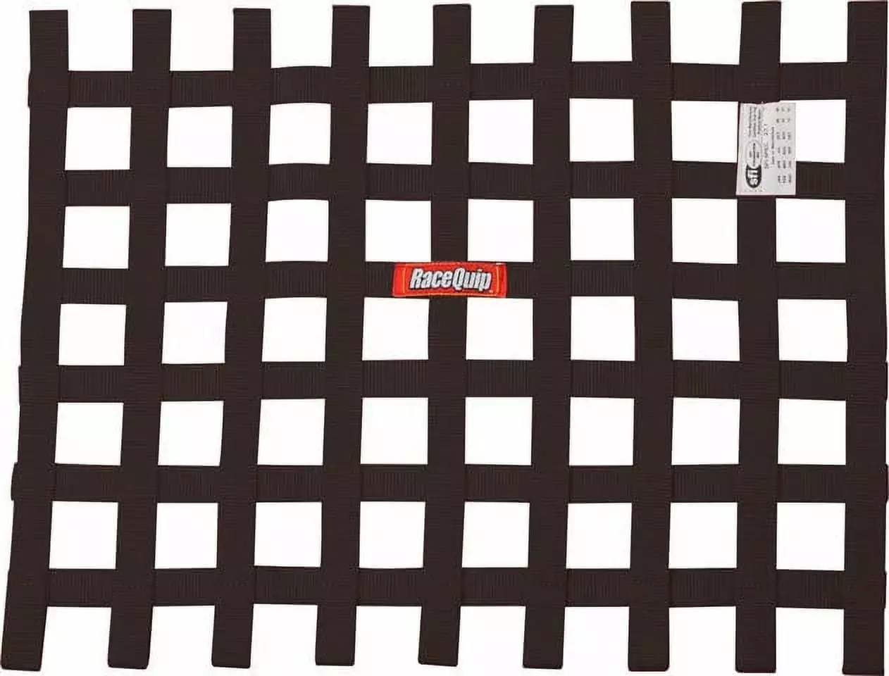 RaceQuip 725005RQP Window Net SFI 27.1 1 in Webbing 18 x 24 in Rectangle Black