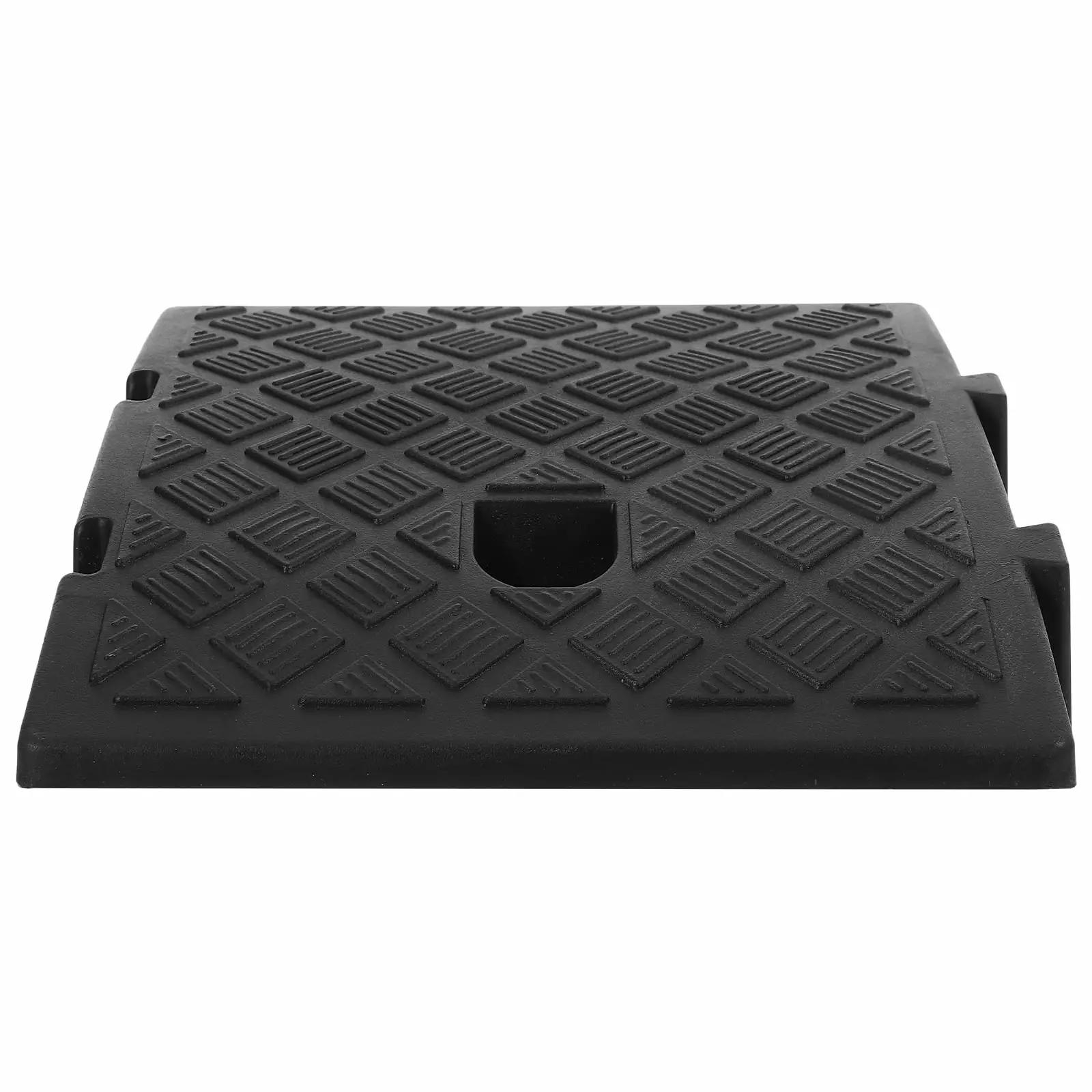 Ramp Pad 2 Pcs Driveway Curb Ramps Wheel The Car Vehicle Threshold for Wheelchairs over Cable Protector Rubber