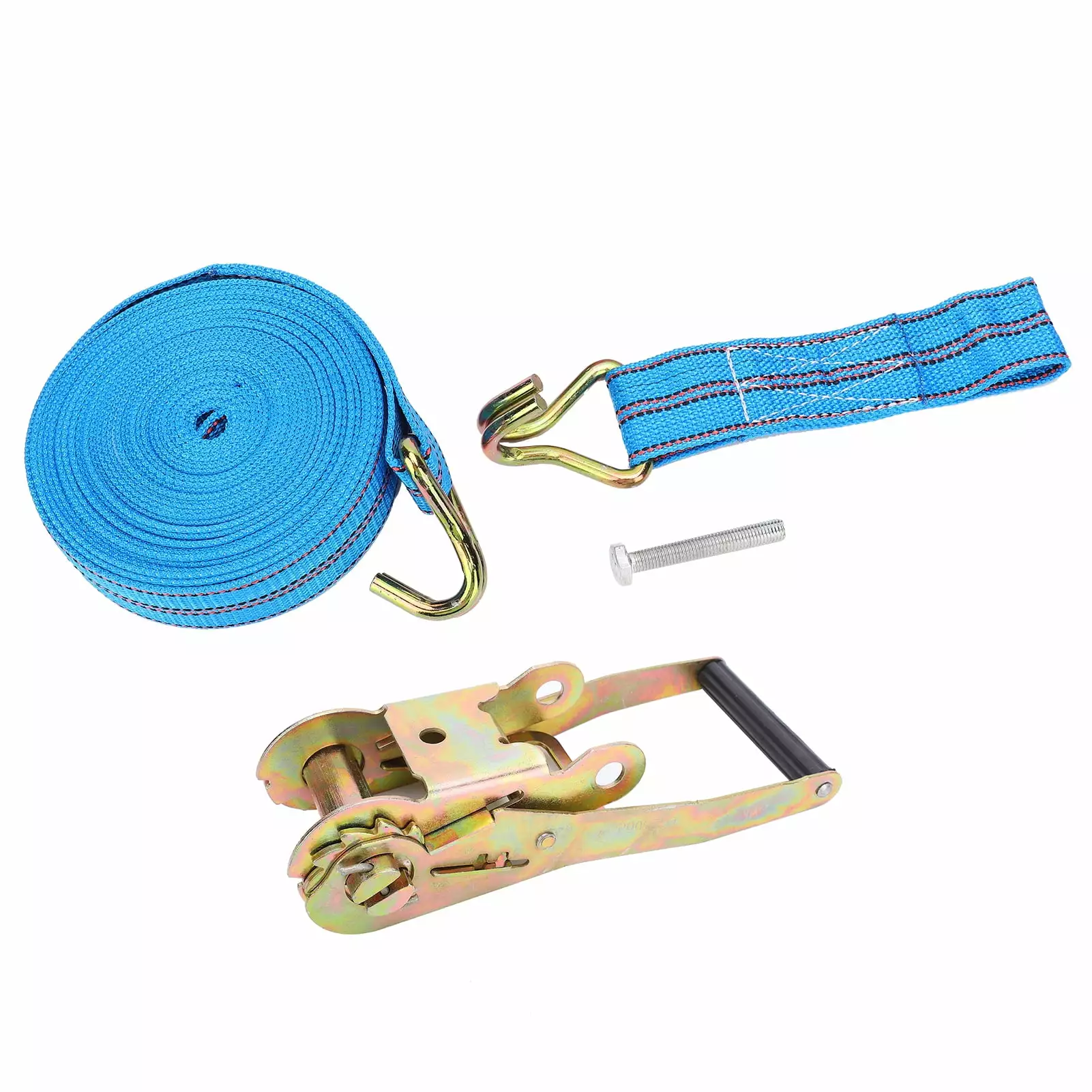 Safety Racing Tie Downs. Blue. 15 Straps. 5.000lb Break 1.666lb Work