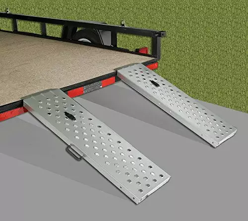 Reese Explore 7454000 80 Steel Centerfold Loading Ramp. 1 Pack. Silver