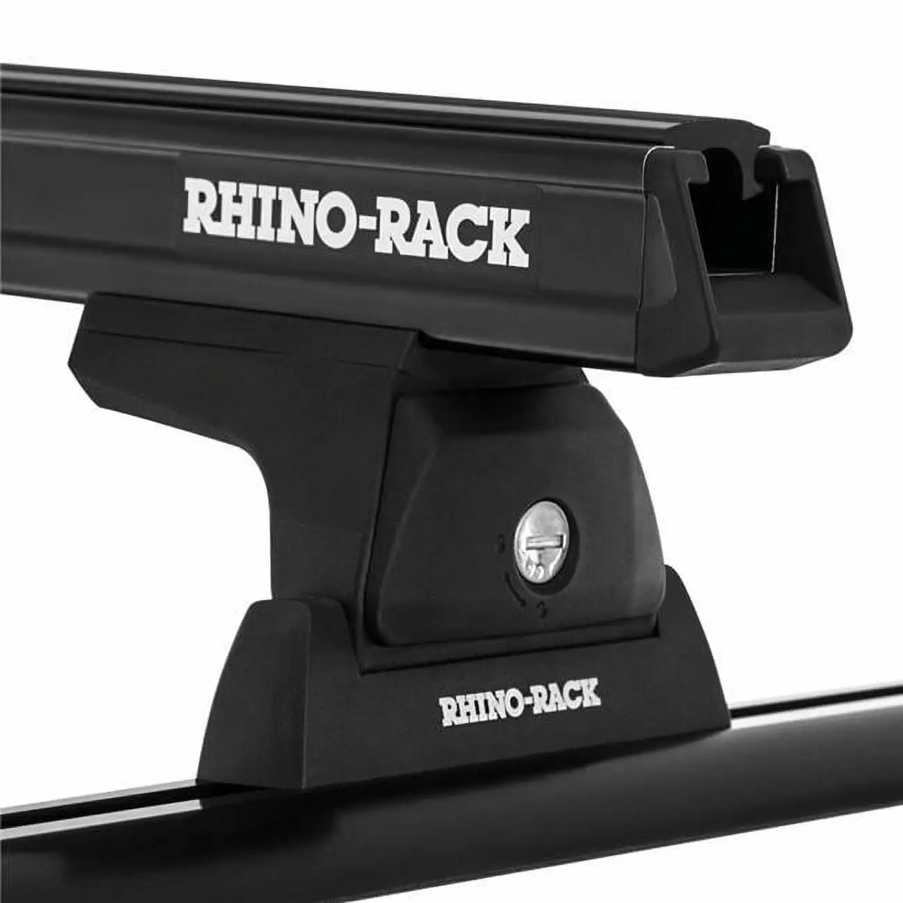 Rhino-Rack Heavy-Duty Black 2 Bar 54 Roof Rack System - Y01-120B