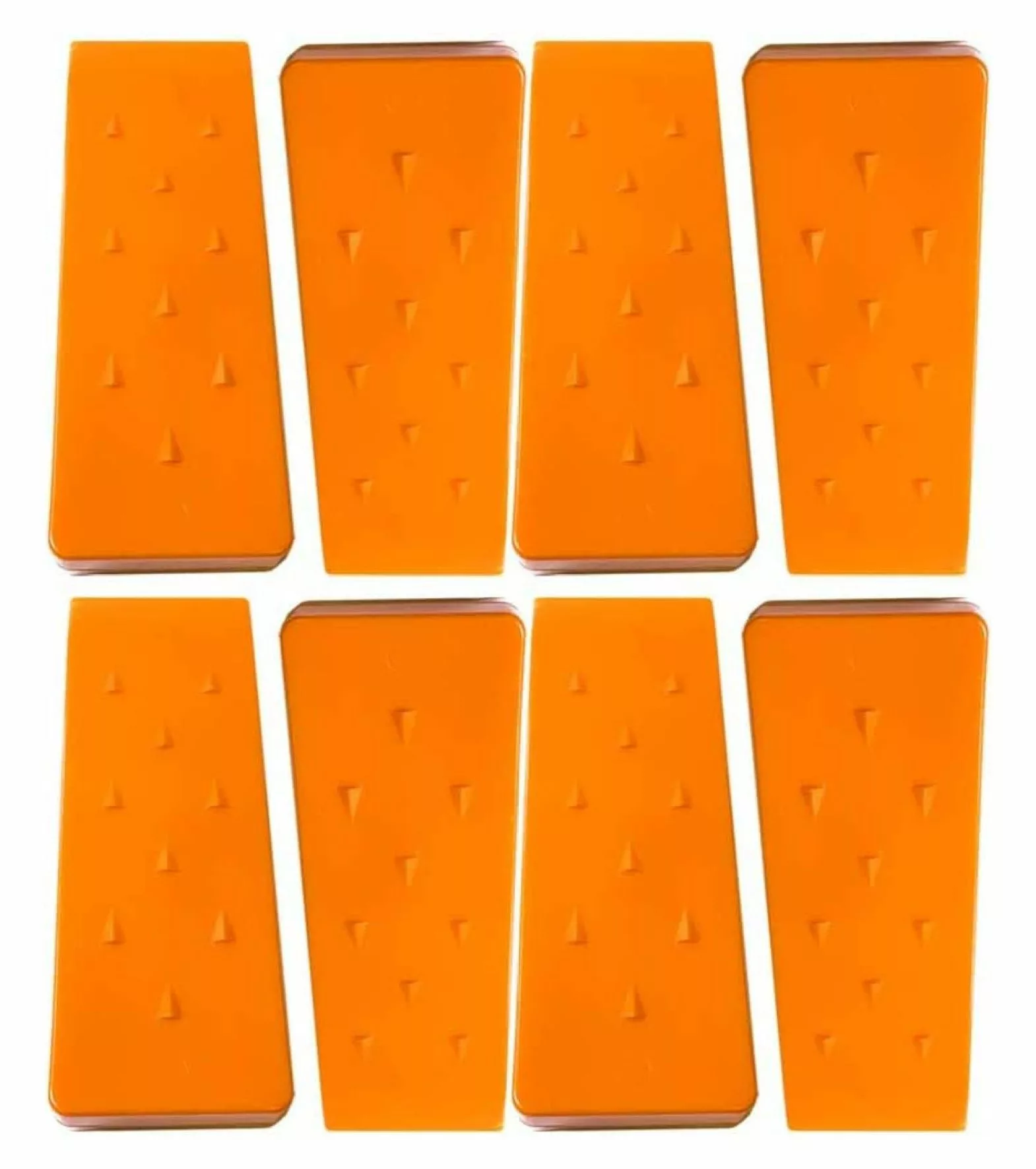 RinGol 8 Pack 8 Tree Felling Wedge Logging Bucking Falling Plastic (Orange)