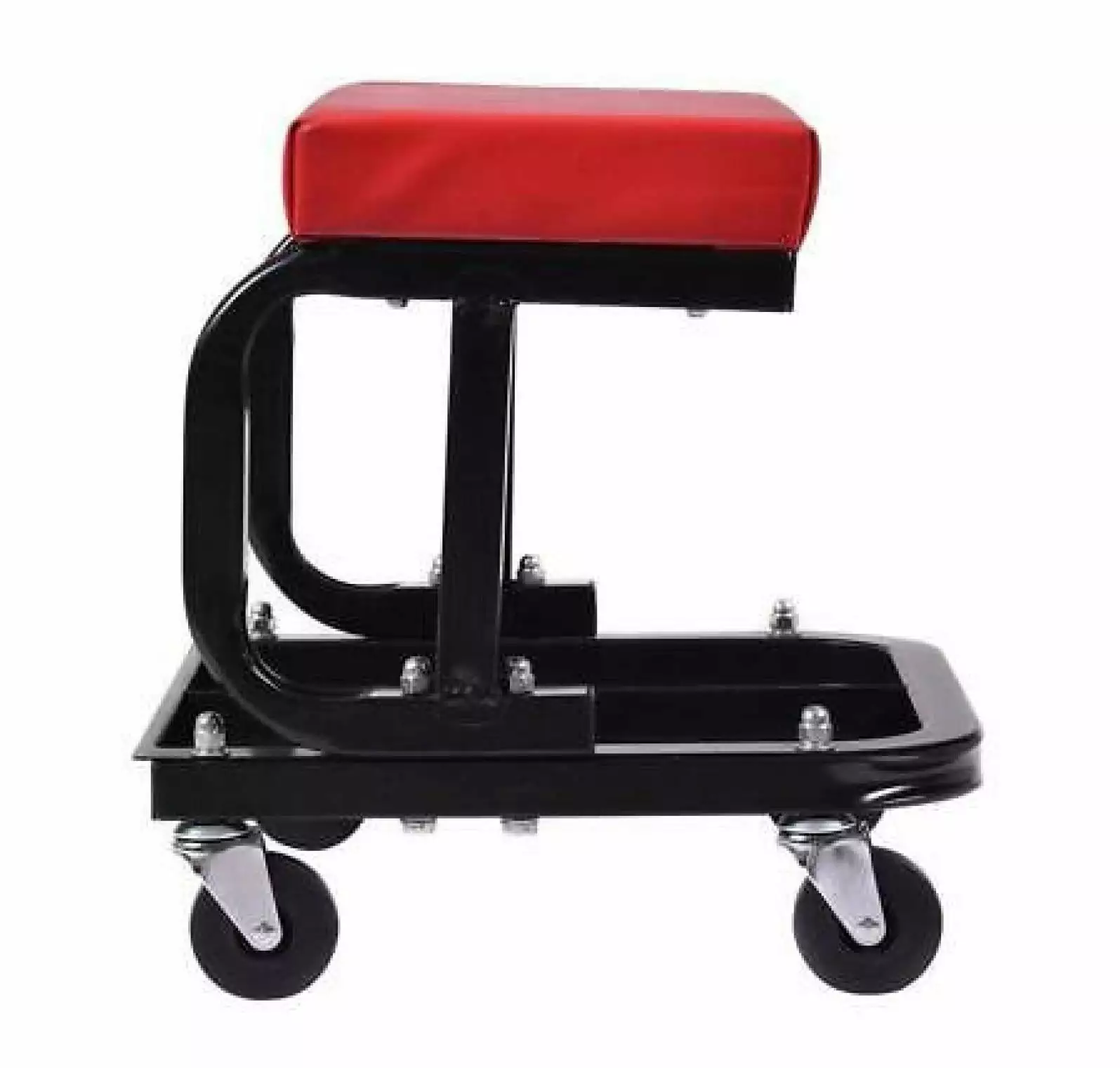 Rongfun Auto Mechanics Work U Rolling Repair Chair Garage Shop Seat Storage Tools