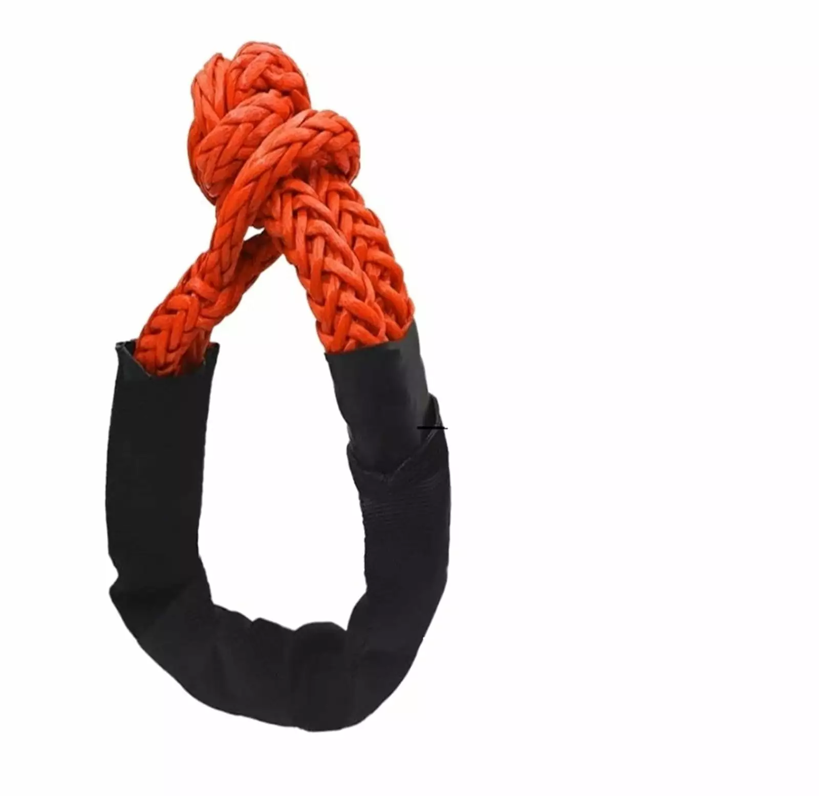 Rope Shackle Synthetic Car Flexible Shackles 55000lbs Recovery Ring Trailer Tow Strap Pull 17t Car Broke Down Winch Accessories .Easier to Carry