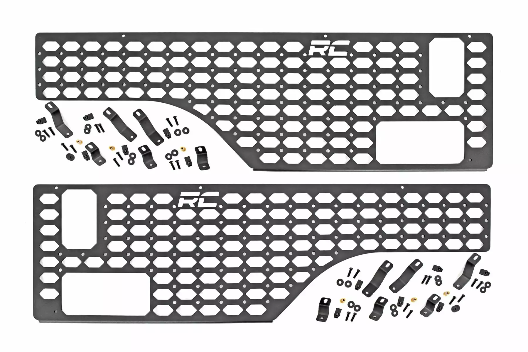 Rough Country Driver & Passenger Side Molle Kit for 20-22 Gladiator - 10636 Fits select: 2020-2022 JEEP GLADIATOR. 2023 JEEP GLADIATOR SPORT