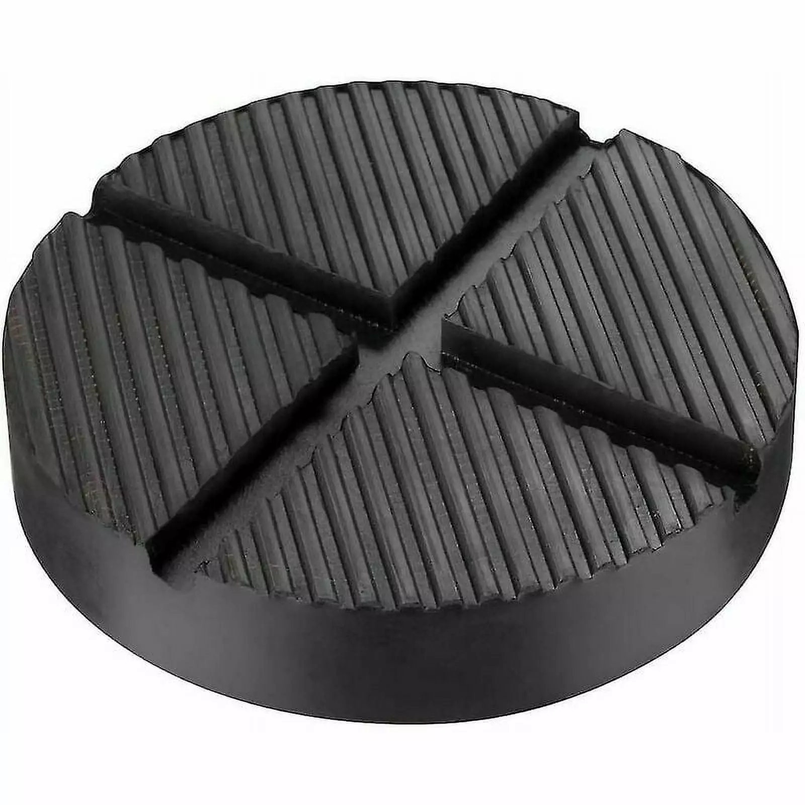 Rubber Pad Rubber Pad Car Jack Pad Lifting Platform Round Car Block Trolley Jack Pad Tire Change (1 Pcs. Black)