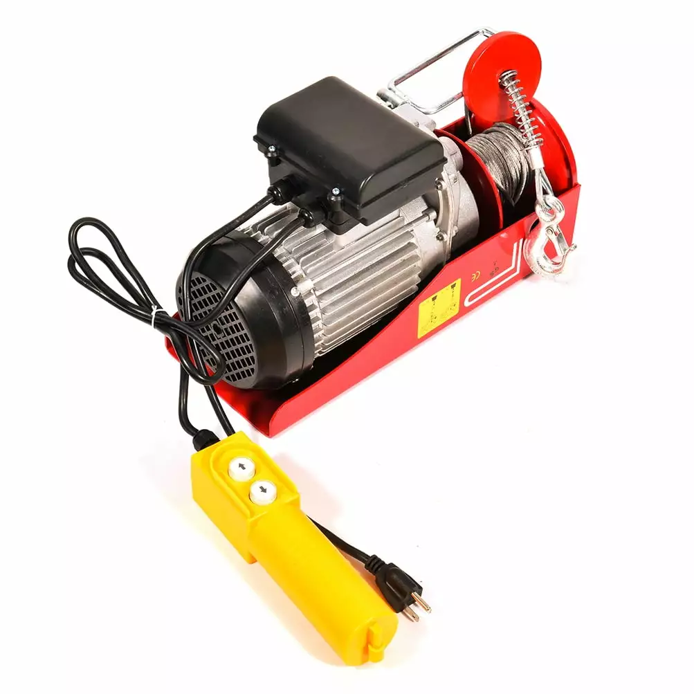 Overhead Electric Hoist Crane Lift Garage Winch with Remote Control (1320 LBS)