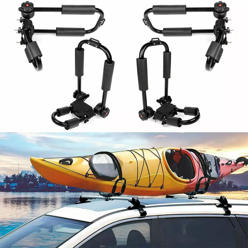 SCITOO Kayak Rack With Tie-Down Straps for Kayak Carrier Canoe Boat Paddle Board Surfboard