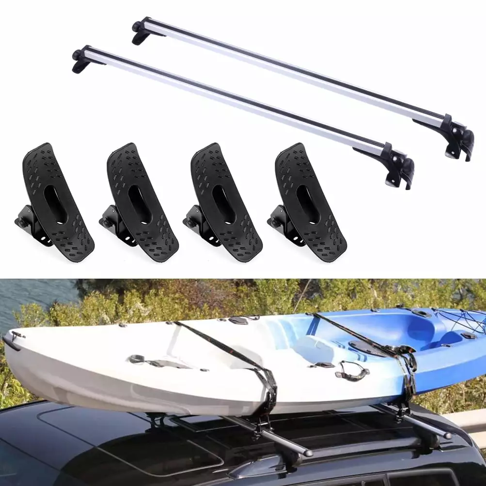 Pinypikaka 64 x 22.8 Roof Rack Rooftop Cargo Carrier Steel Basket. 200Lbs Heavy Duty Motoring Roof Rack. Top Mount Universal Vehicle Rack Carrier for Car SUV Truck