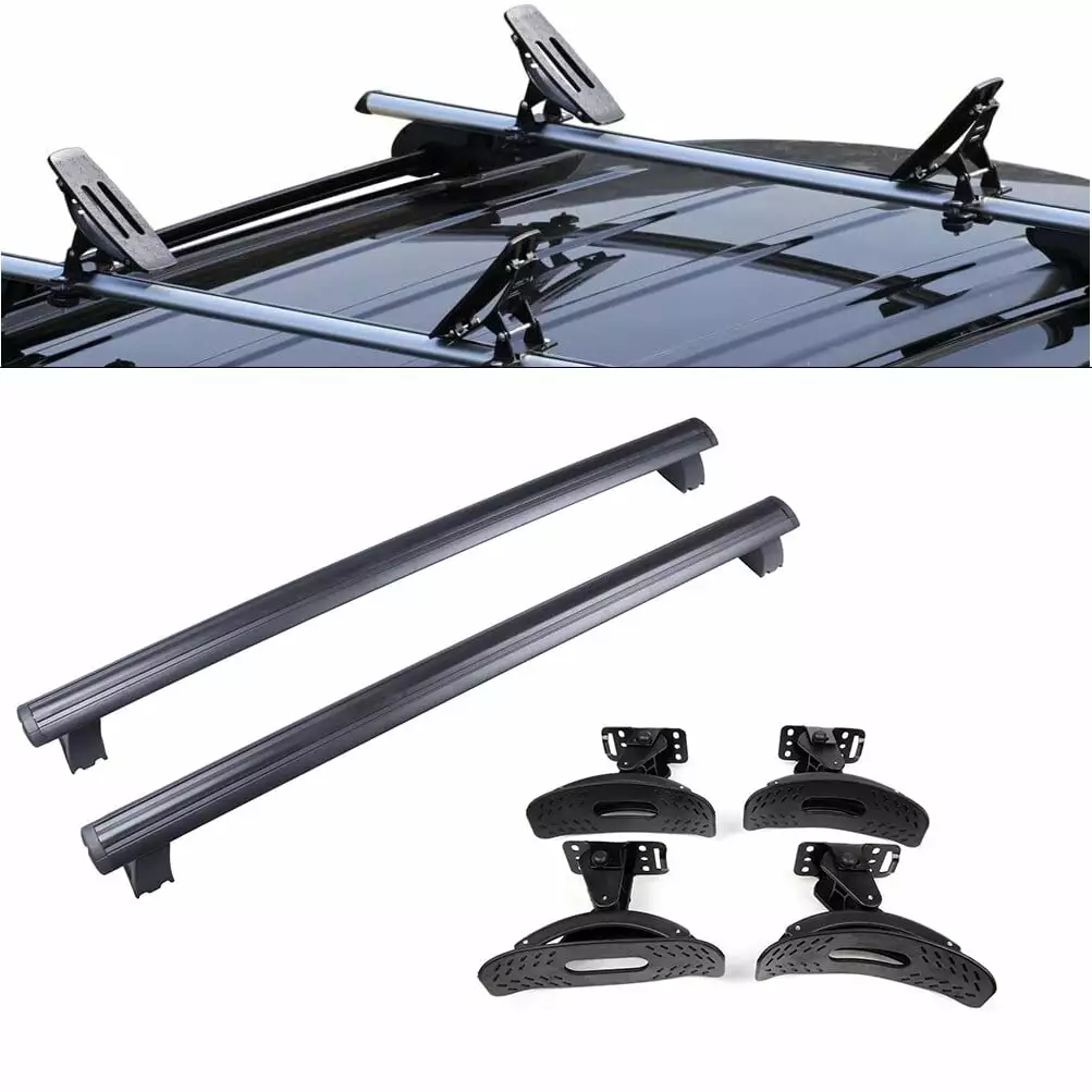 SCITOO Roof Rack Baggage Carrier for Jeep Grand for Cherokee 2011-2019 (Not for SRT/Altitude models) Roof Top Rack & Saddles Kayak Carrier Set