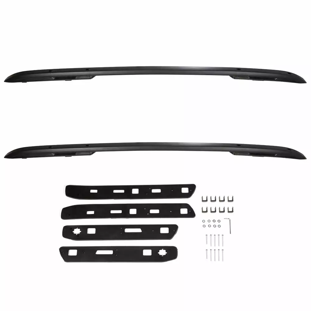 SCITOO fit for Jeep Renegade 2015-2022 Aluminum Alloy Black Roof Top Side Rails Set Rock Rack Side Rails