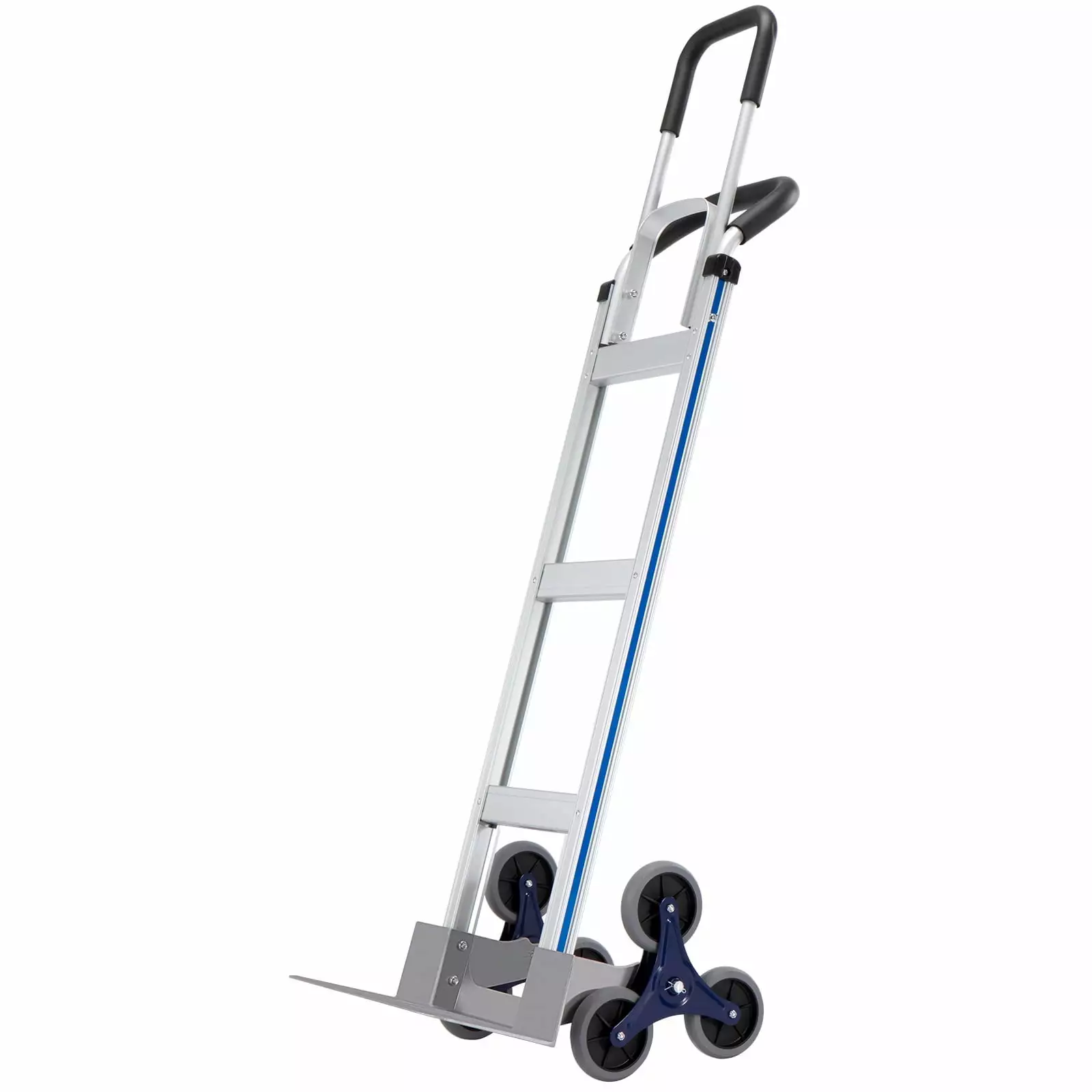 SKYSHALO 2-in-1 Aluminum Trolley Stair Climber 550 lb Capacity with Dual Handles