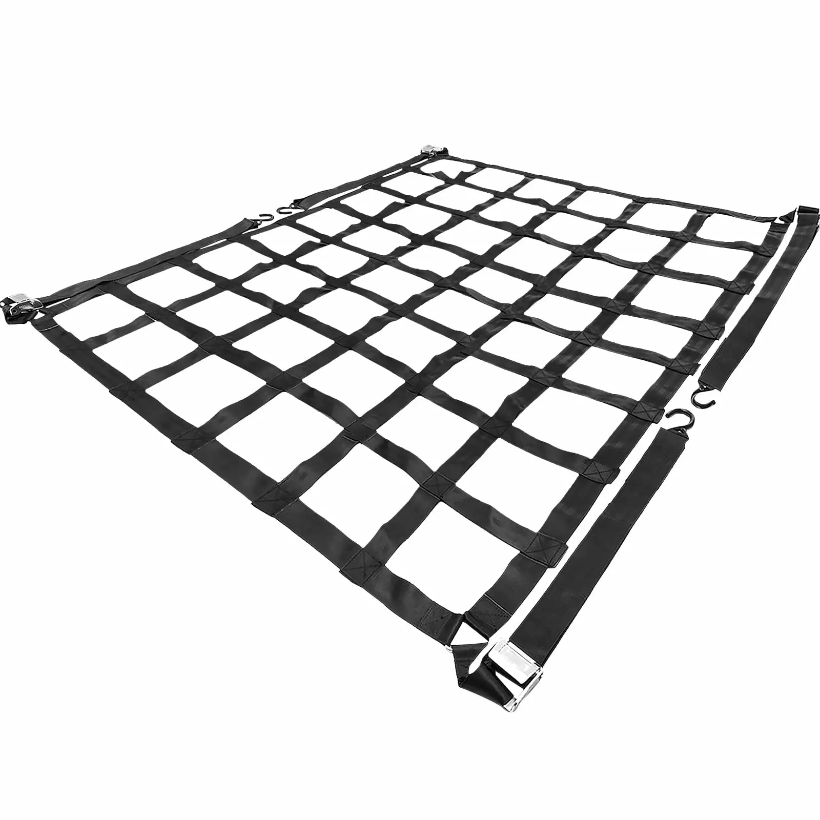 SKYSHALO 42x 49 Truck Bed Net. 1100LBS Load Capacity. Durable Cargo Net for Pickups. Includes S-Hooks