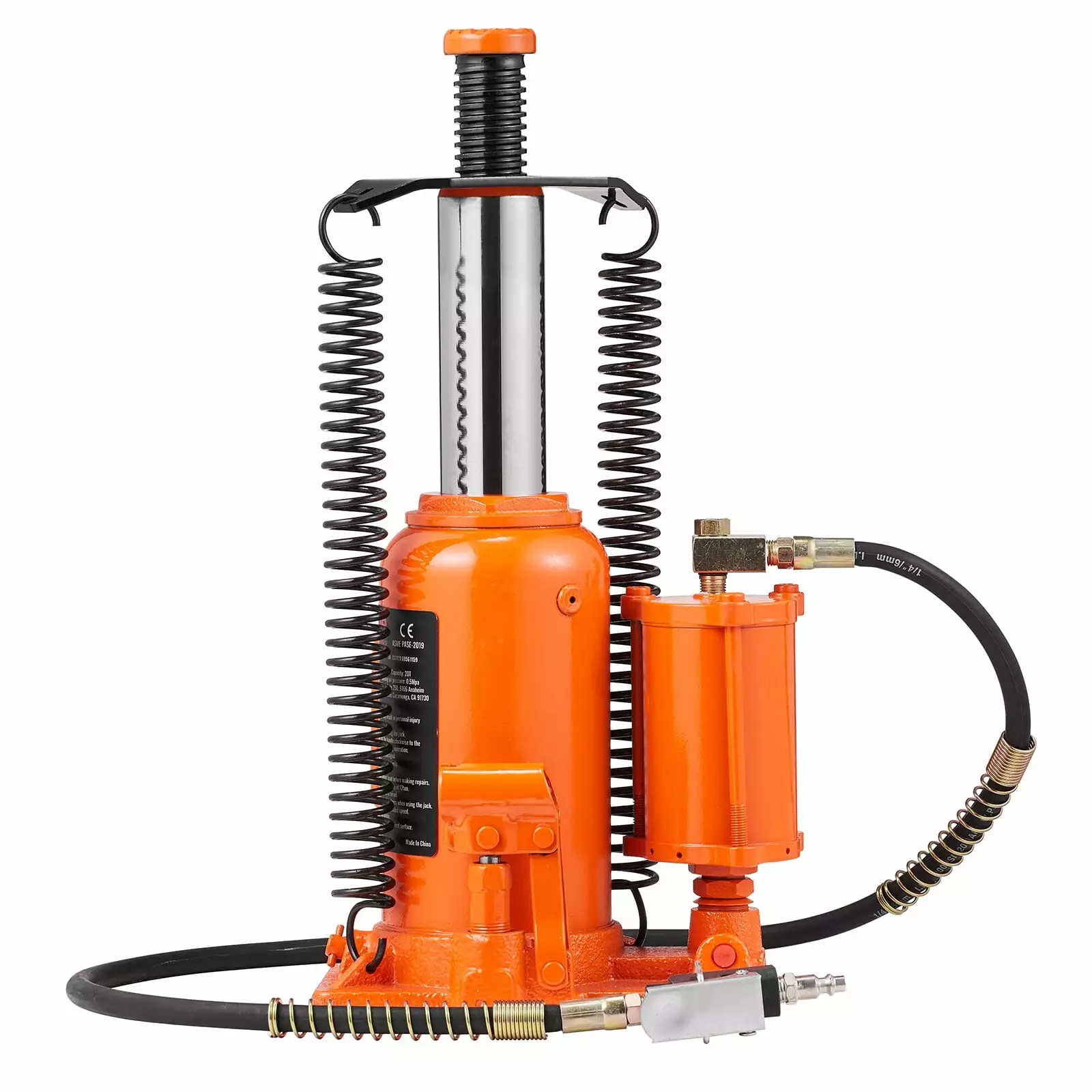 SKYSHALO Air Hydraulic Bottle Jack. 20 Ton Capacity. for High-Lift Automotive Repair in Car Shops