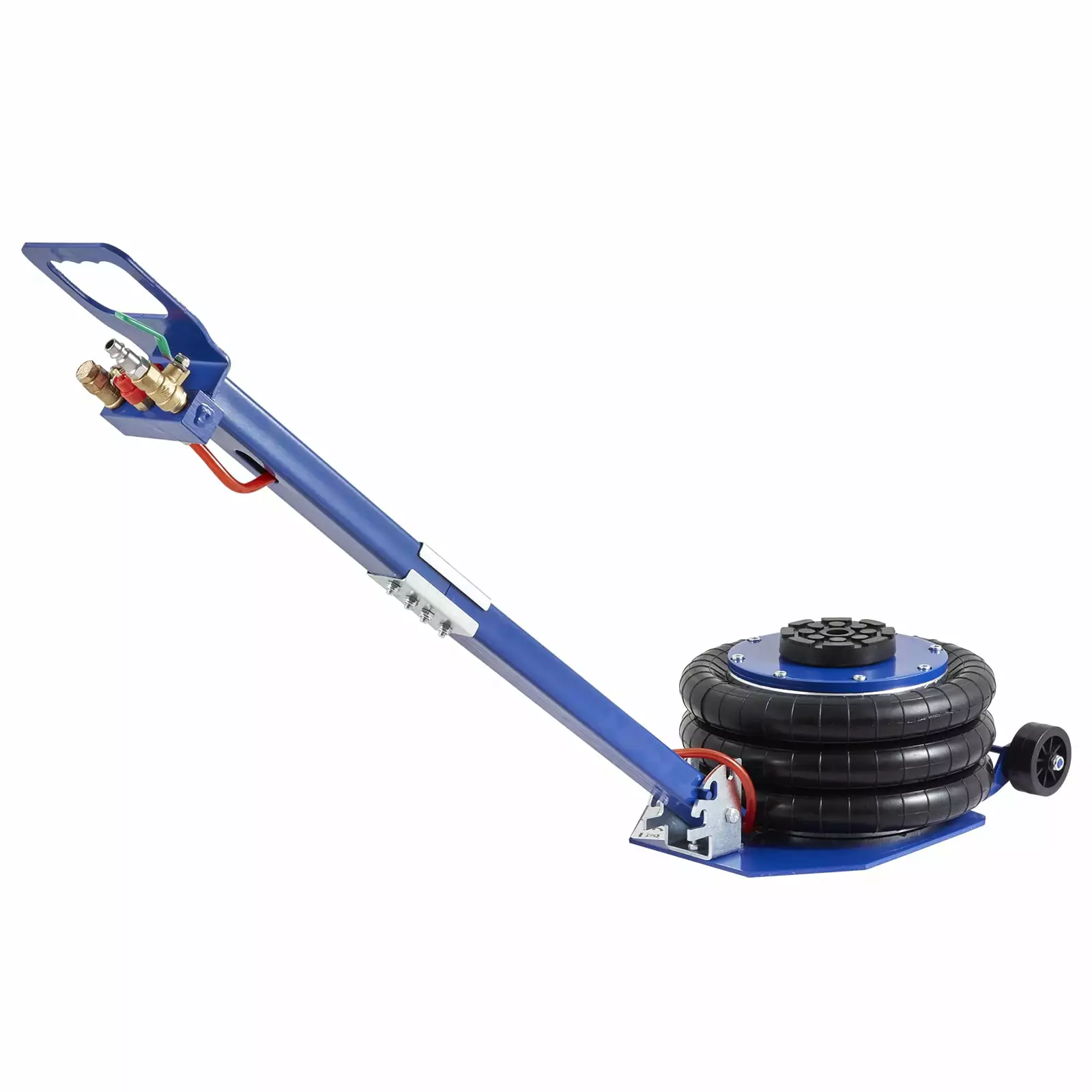 SKYSHALO Air Jack. 3 Ton/6600 lbs Three Bag Air Jack. Air Bag Jack with Six Steel Tubes. Lift to 17.7 Inch. 3-5 Seconds Quick Lift Air Jack with Adjustable Long Handle. Suitable for Car. Garage