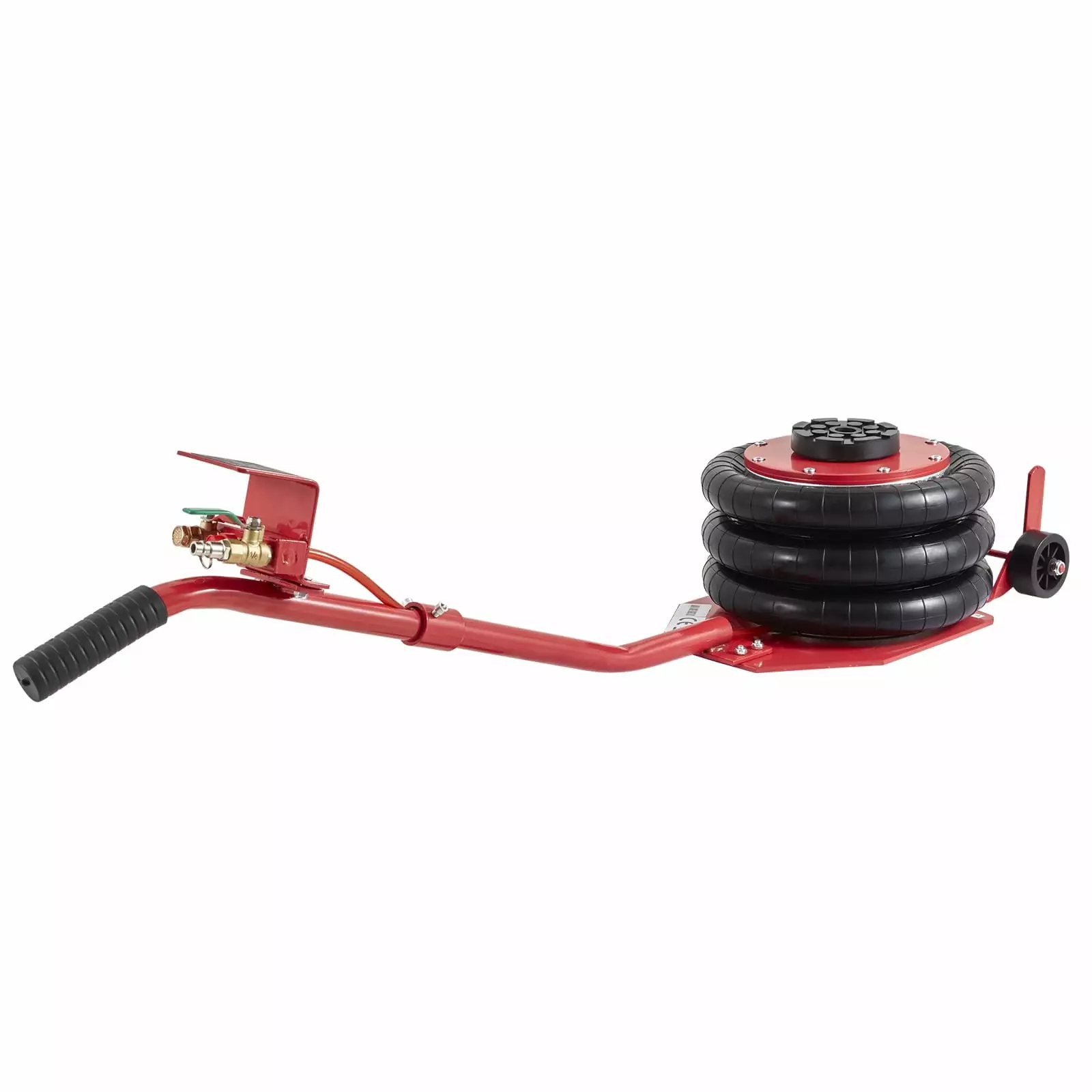 SKYSHALO SKYSHALO Air Jack. 3 Ton/6600 lbs Three Bag Air Jack. Air Bag Jack with Six Steel Tubes. Lift Height up to 17.7/450mm. 3-5 Seconds Fast Lift Air Jack with Long Handle for Auto Repair