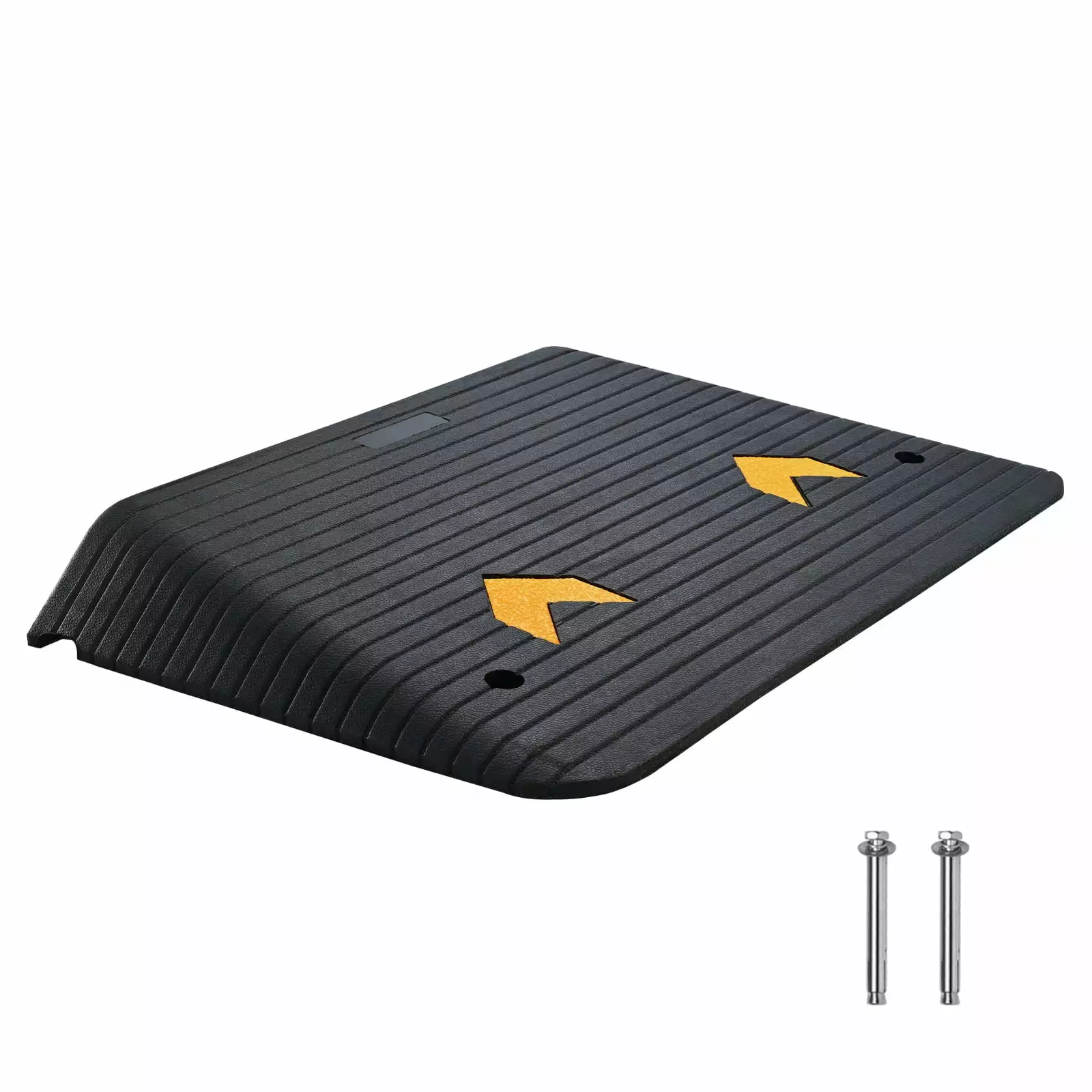 SKYSHALO Rubber Threshold Ramp Door Ramp 4 Rise 15 tons Load Rubber Curb Ramp