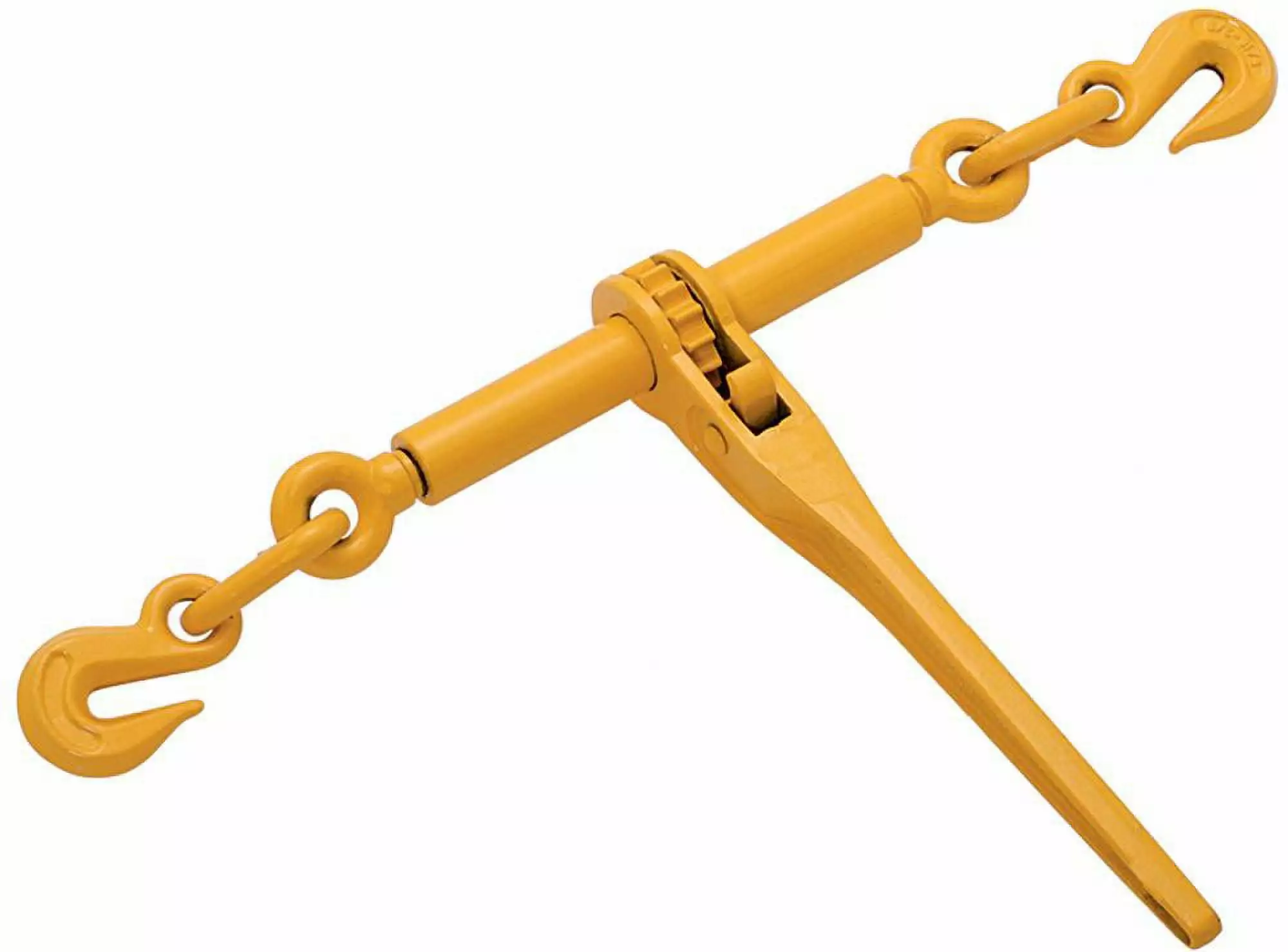 Scc-H5123-4252 3/8 In. to 1/2 In. Ratchet Chain Binder Yellow Lacquer Finish 9200 Lbs. WLL