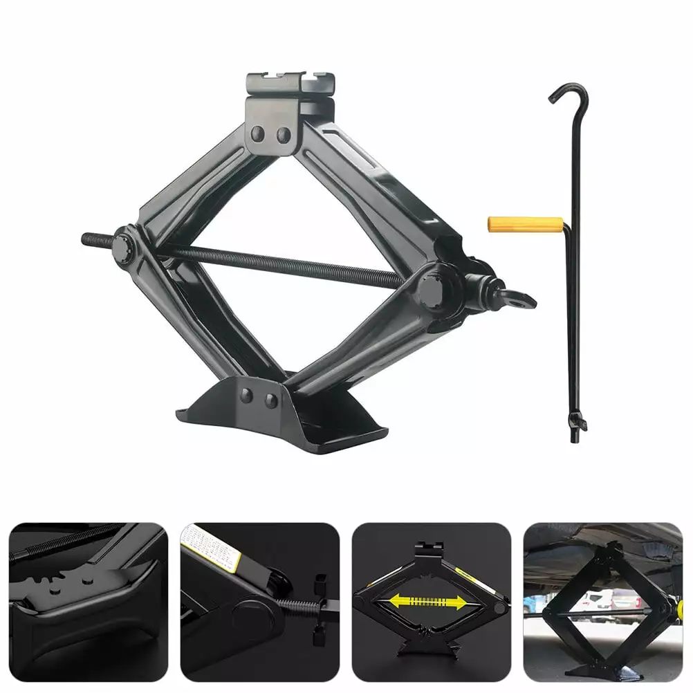 3 Ton Car Jack Kit .Heavy-Duty Scissor Jack for Car Lifting .Portable Tire Changing Kit for Auto/SUV/MPV