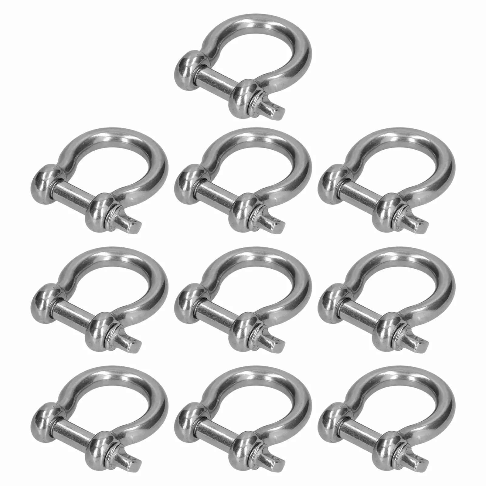 D Ring Anchor Shackle 304 Stainless Steel Screw Pin Chain Connector Marine Land Lifting Tool1Pc M20