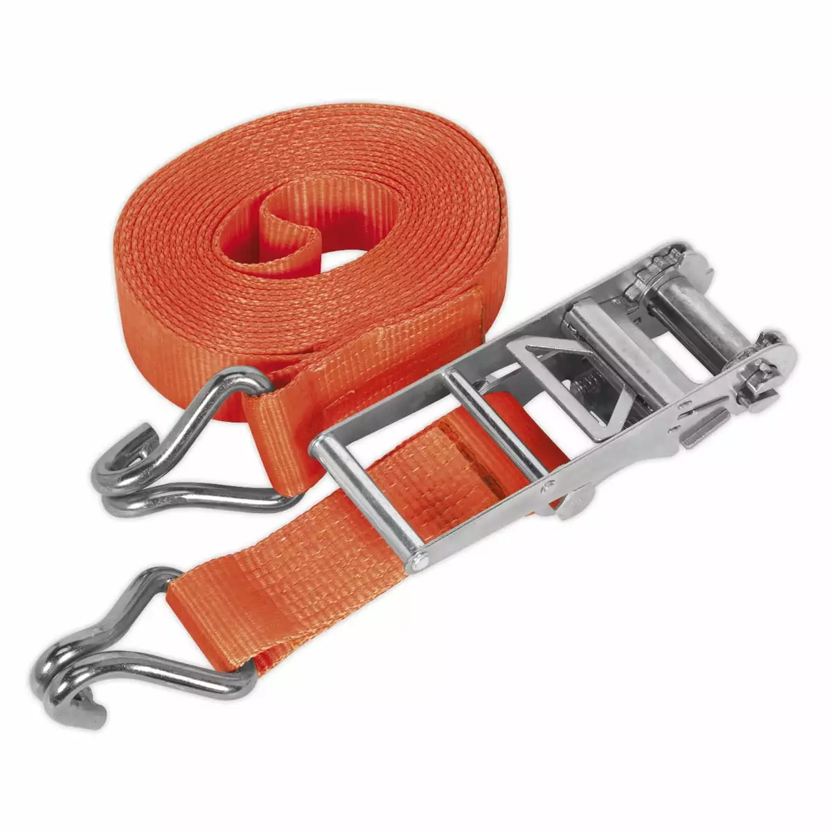 Sealey Td10008J Ratchet Tie Down 75Mm X 8Mtr Polyester Webbing 10000Kg Load Test