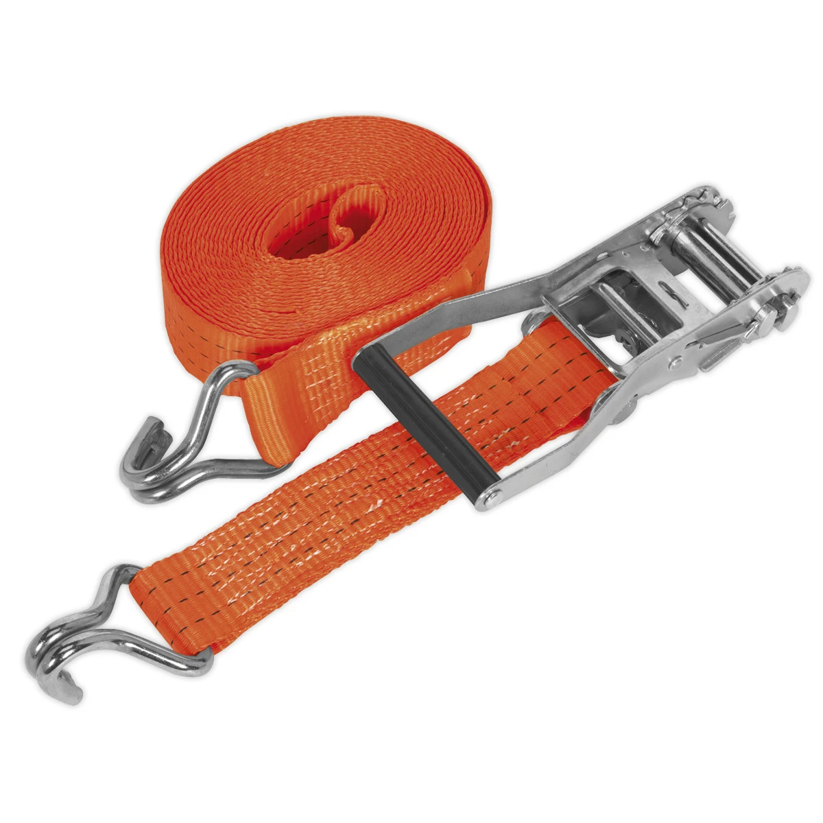 Sealey Td3006J Ratchet Tie Down 50Mm X 6Mtr Polyester Webbing 3000Kg Load Test