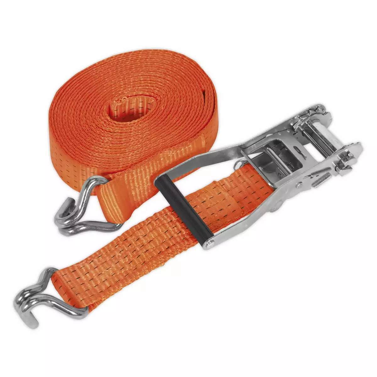 Sealey Td5006J Ratchet Tie Down 50Mm X 6Mtr Polyester Webbing 5000Kg Load Test