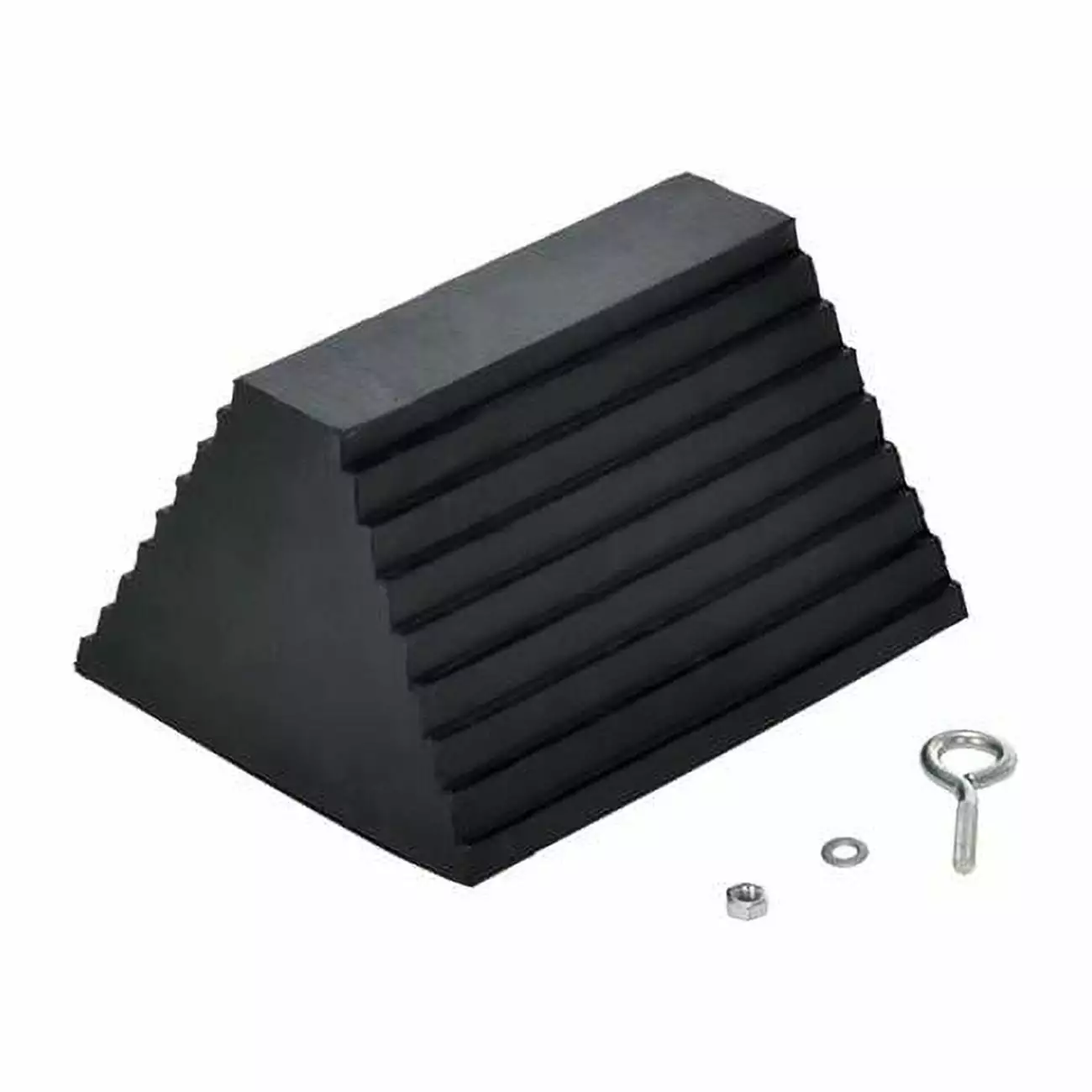 Serrated Bottom Rubber Wheel Chock