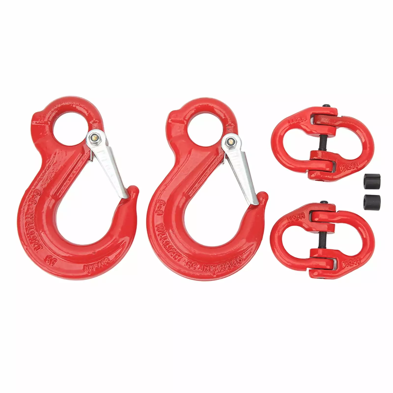 Set Slip Hook Eye Sling Heavy Duty 1.12T Bearing Trailer Lifting Hammer Lock Chain Connector