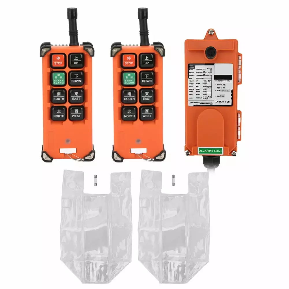 Shexton cover. Wireless Remote Controller Hoist Remote Control 2 Transmitter + 1 Receiver Hoist Control System 220v